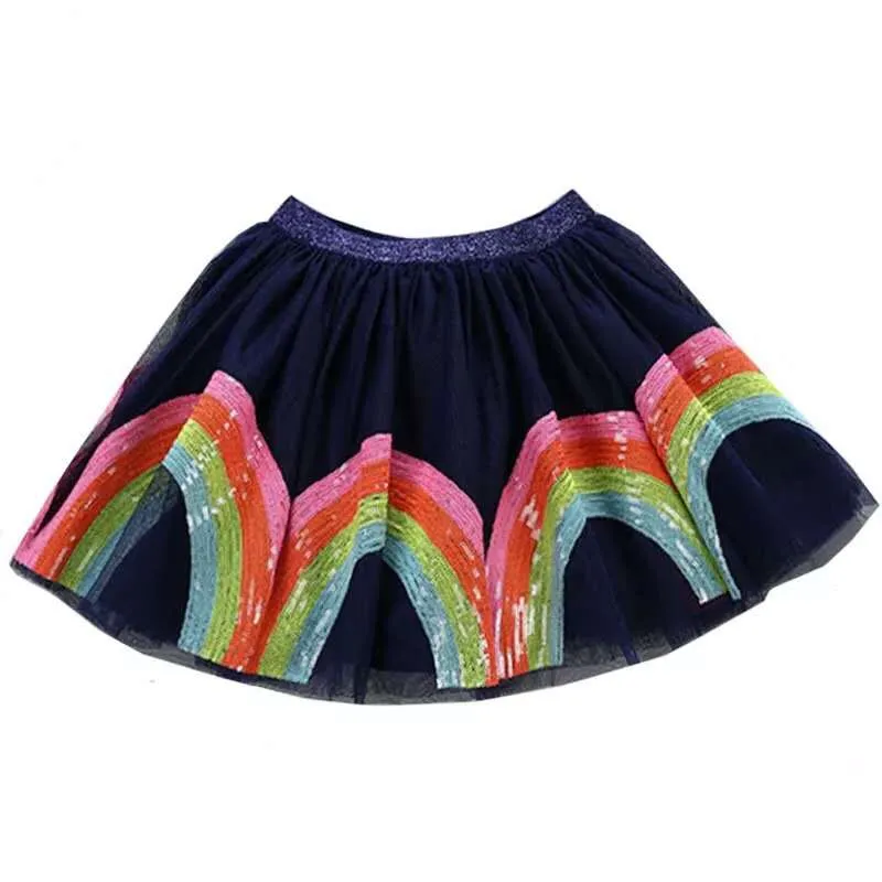 RAINBOW SEQUINS SKIRT