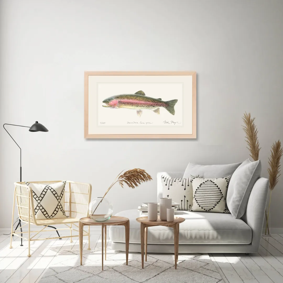 Rainbow Trout Print - Best Seller