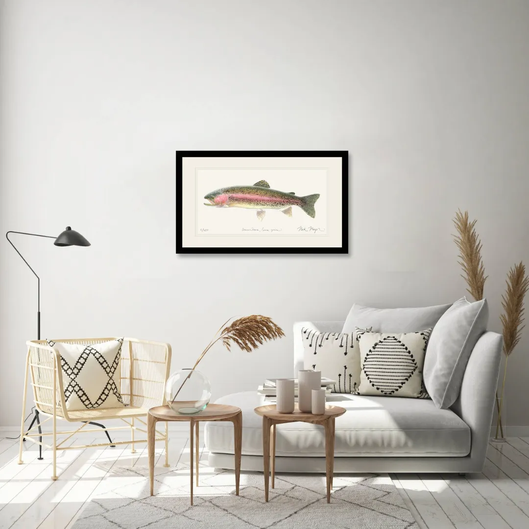 Rainbow Trout Print - Best Seller