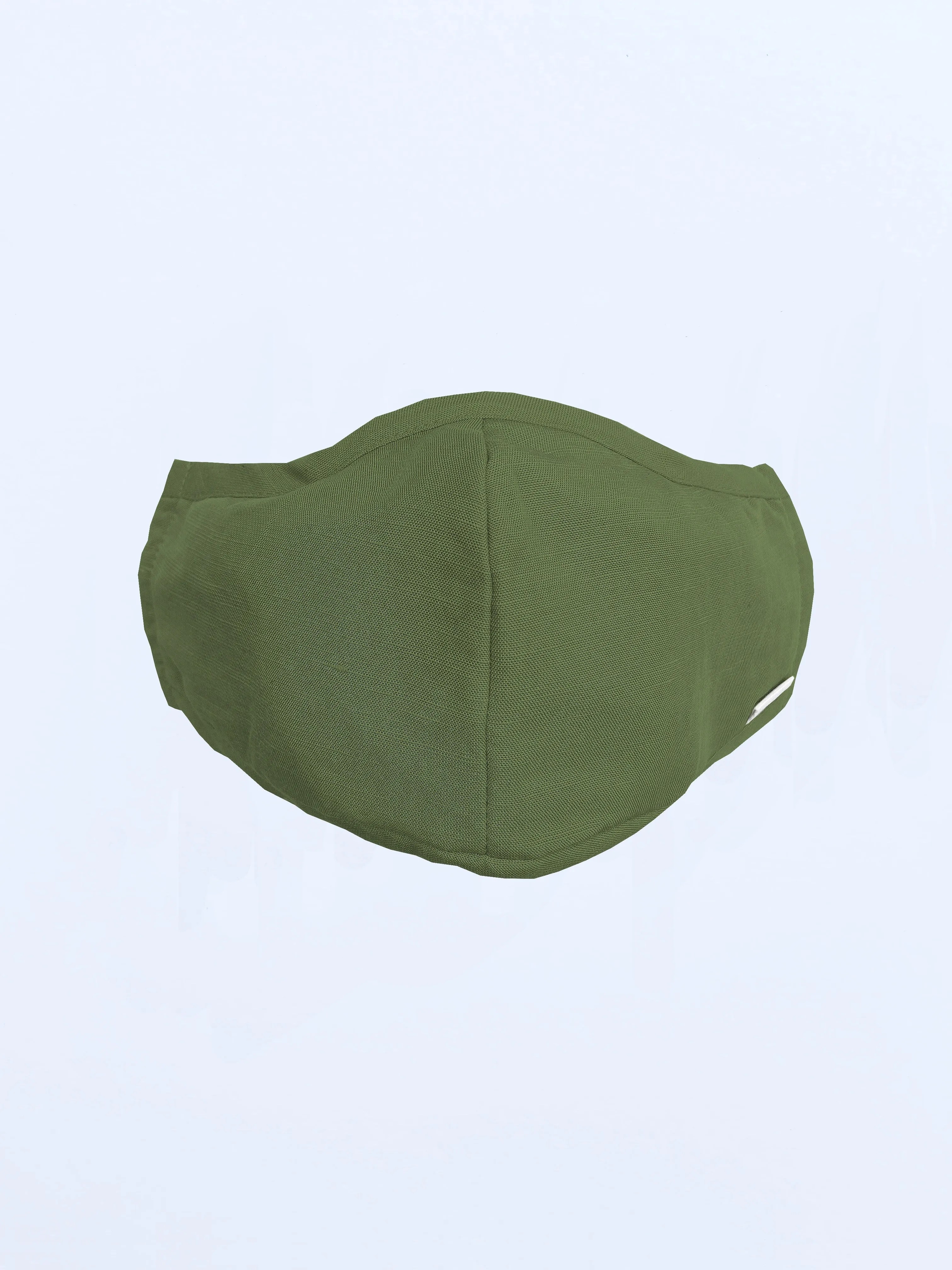 REUSABLE FABRIC FACE MASK - OLIVE