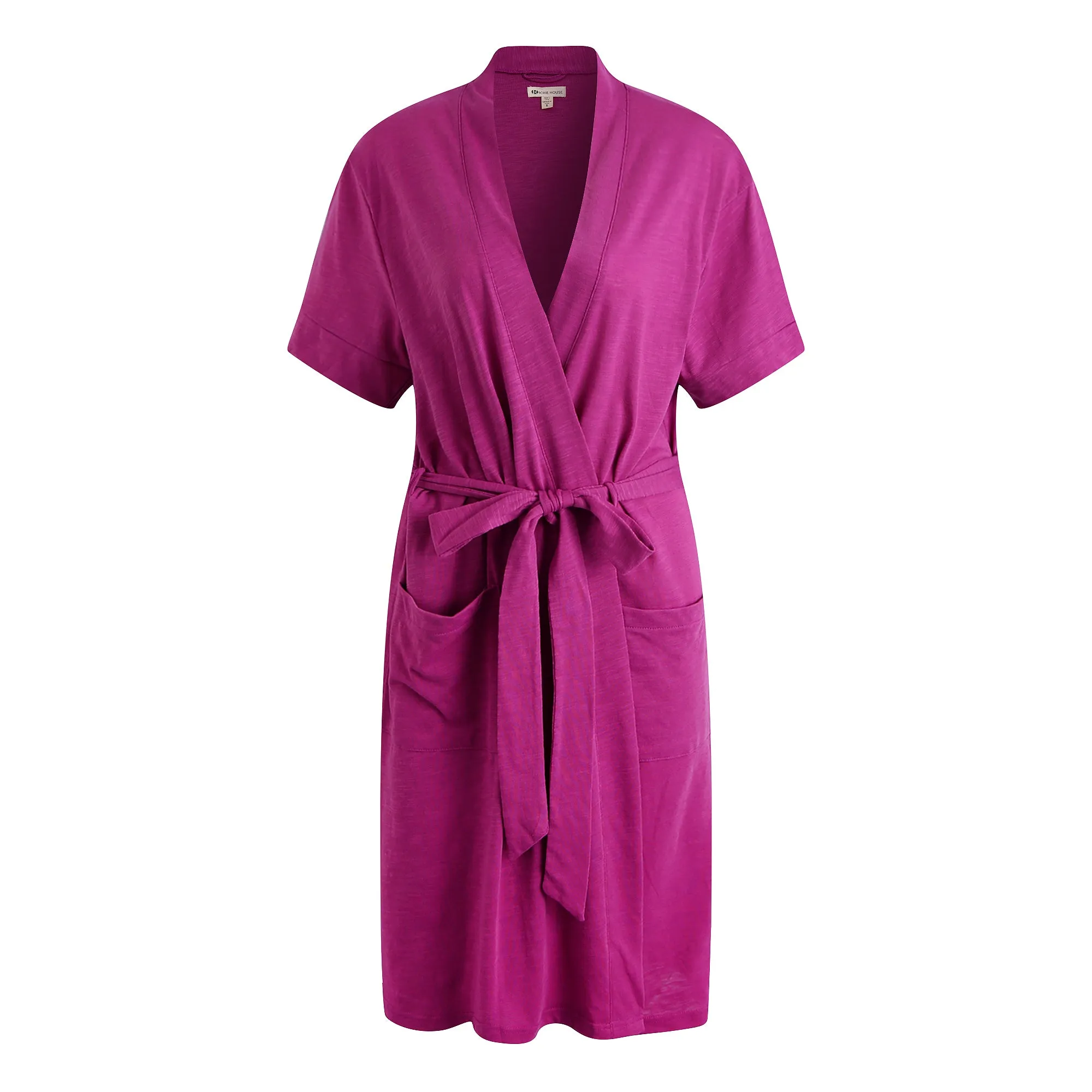 RH Robe Women's Short Sleeve Kimono Cotton Bathrobe Dressing Gown Sleep RHW2753