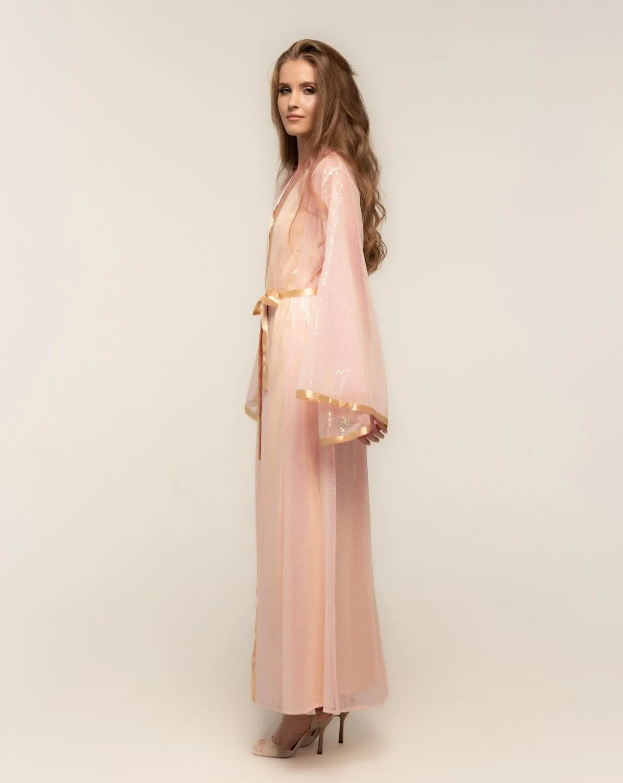 Riviera Sequin Robe and Nightgown Set