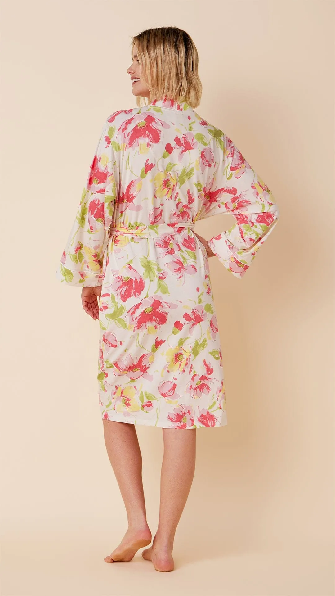 Rosalita Pima Knit Kimono Robe