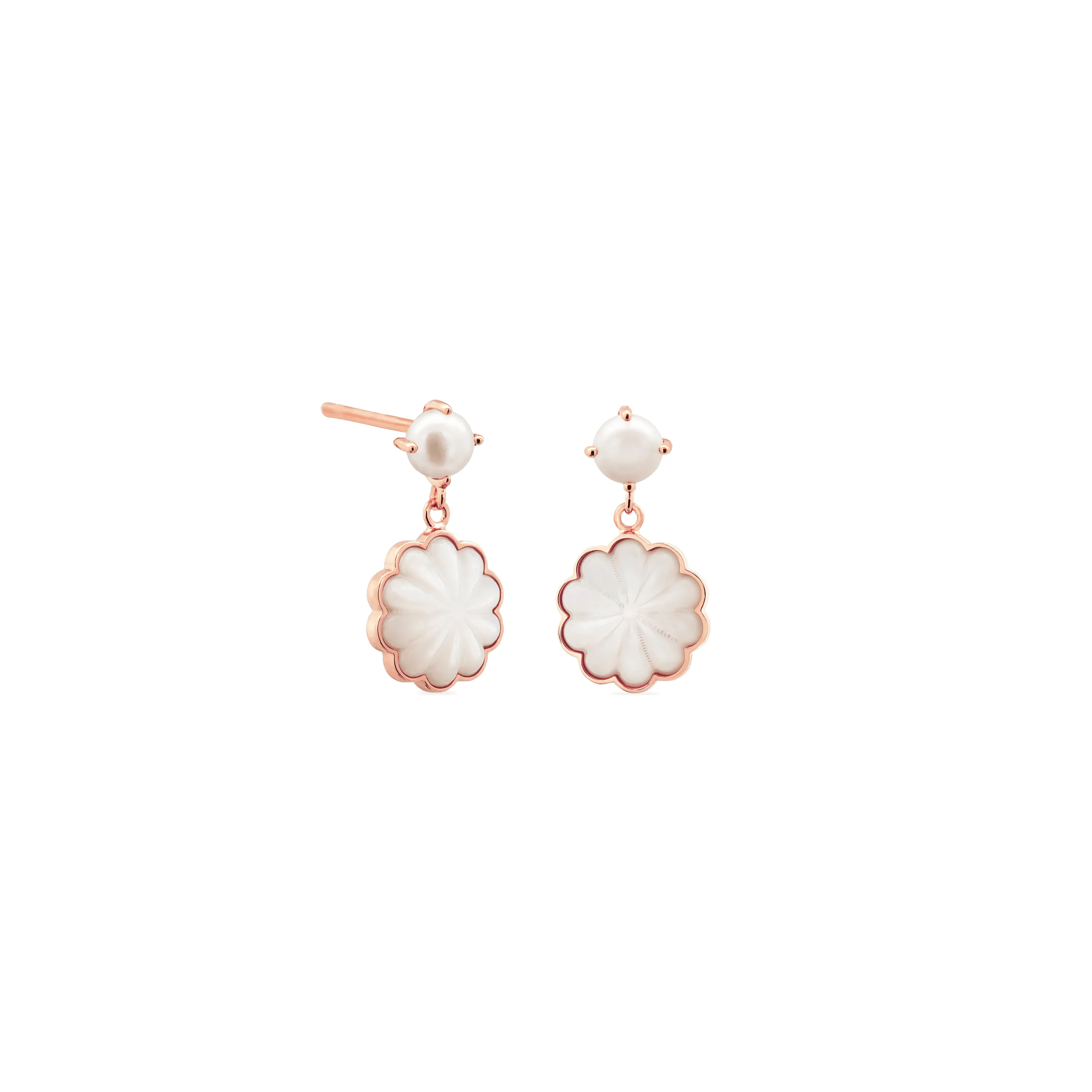 Rose Gold Coco Studs