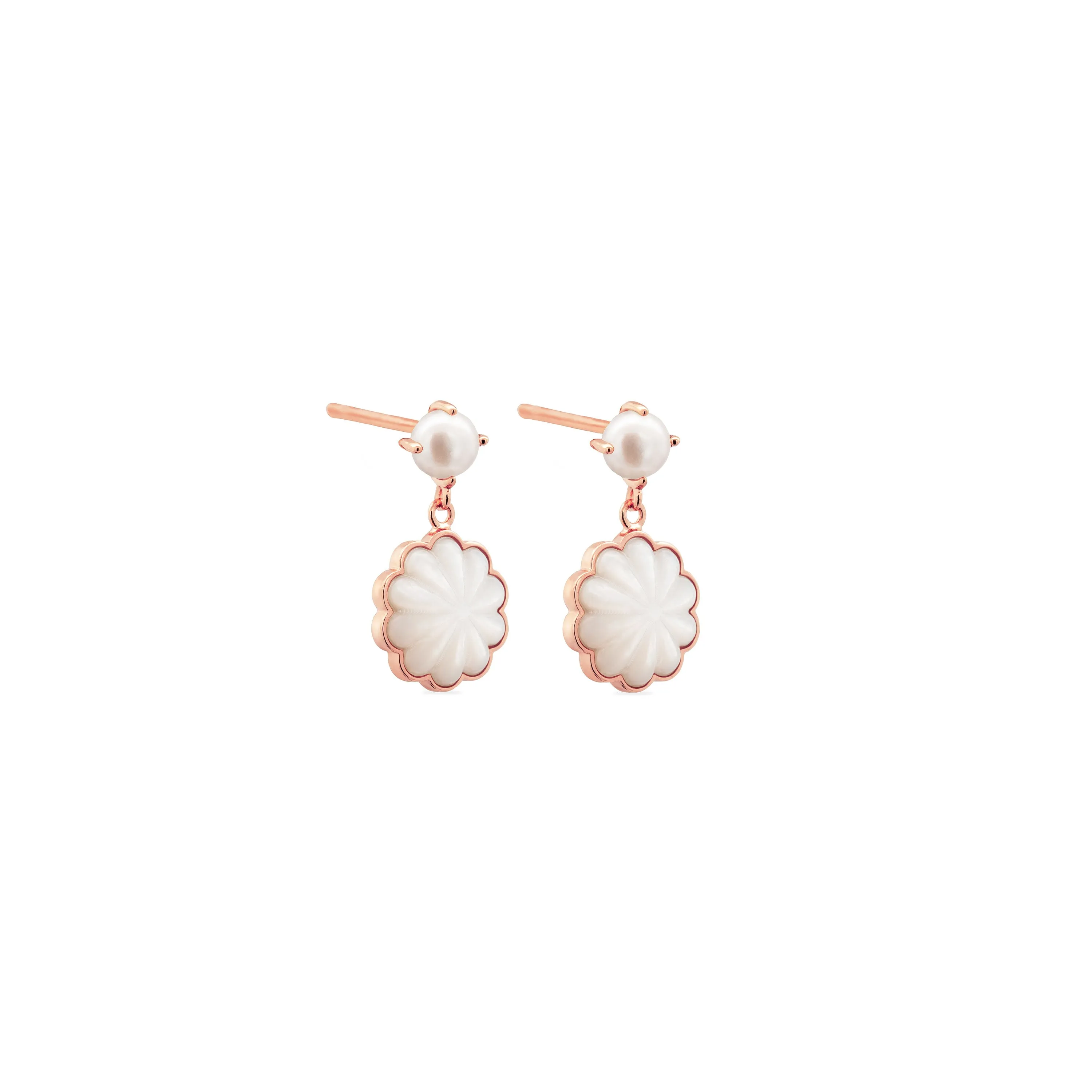 Rose Gold Coco Studs