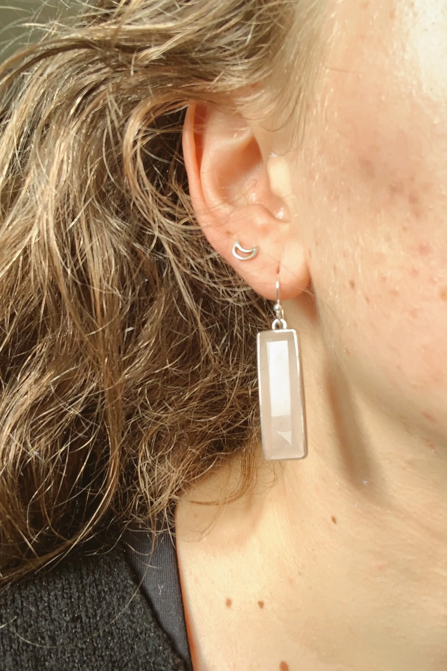 Rose Quartz Nerilla Earrings