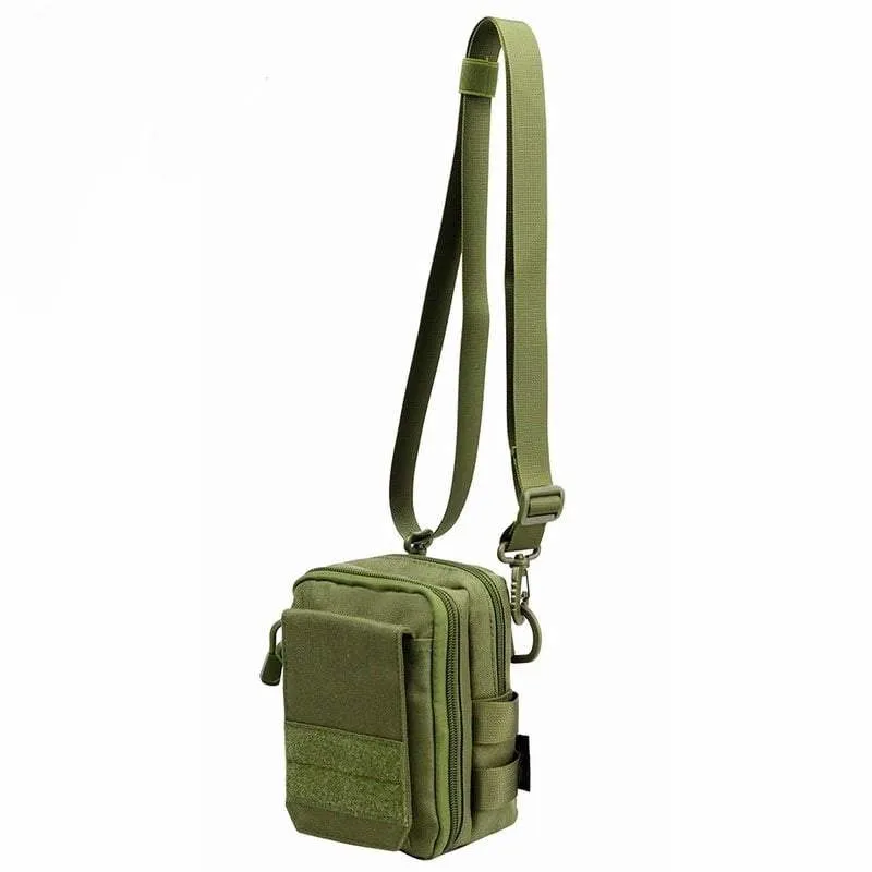 SA-P7 Military Style Compact MOLLE System Pouch / Bag with Shoulder Strap