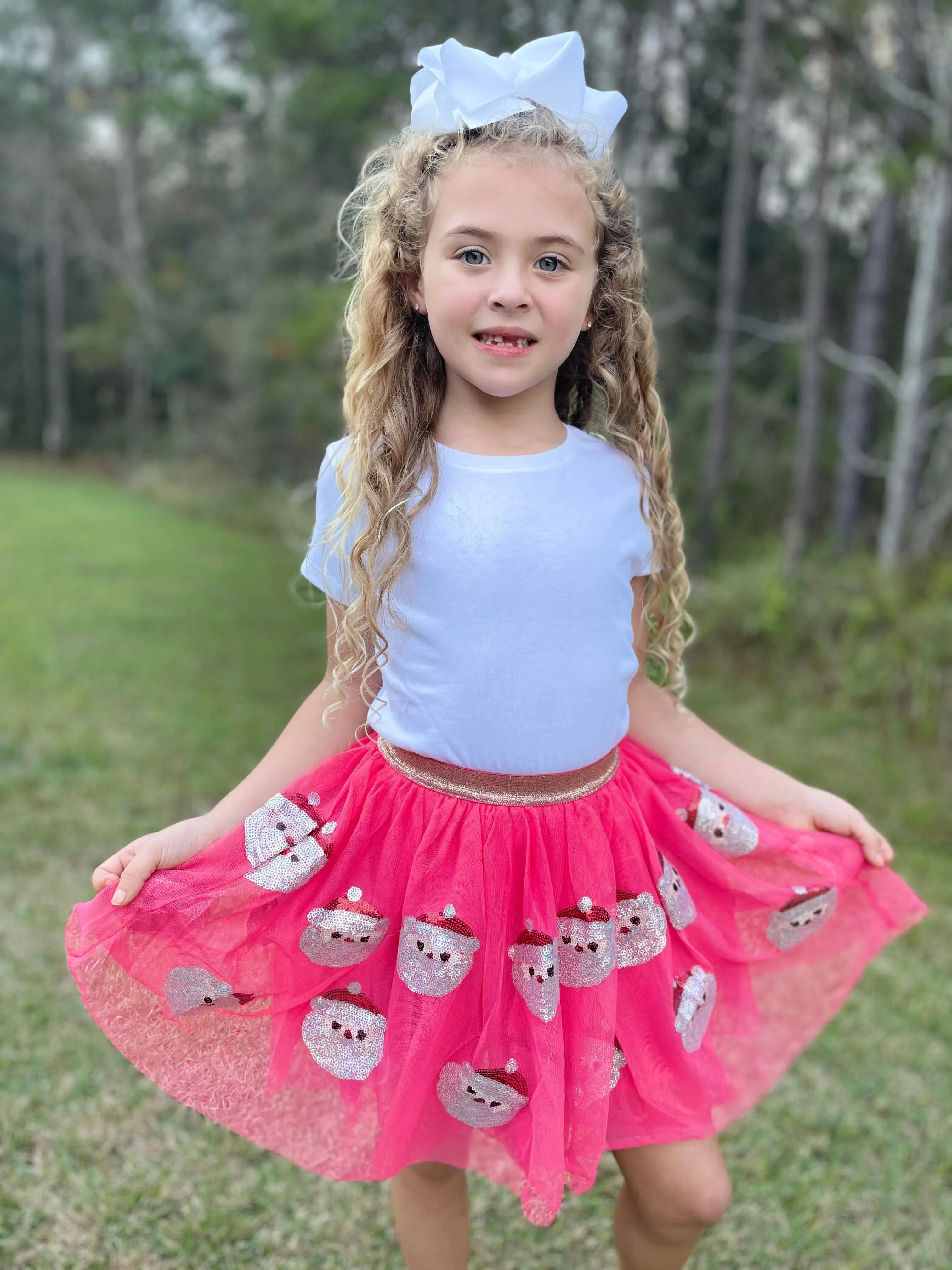 SANTA SEQUINS TUTU SKIRT