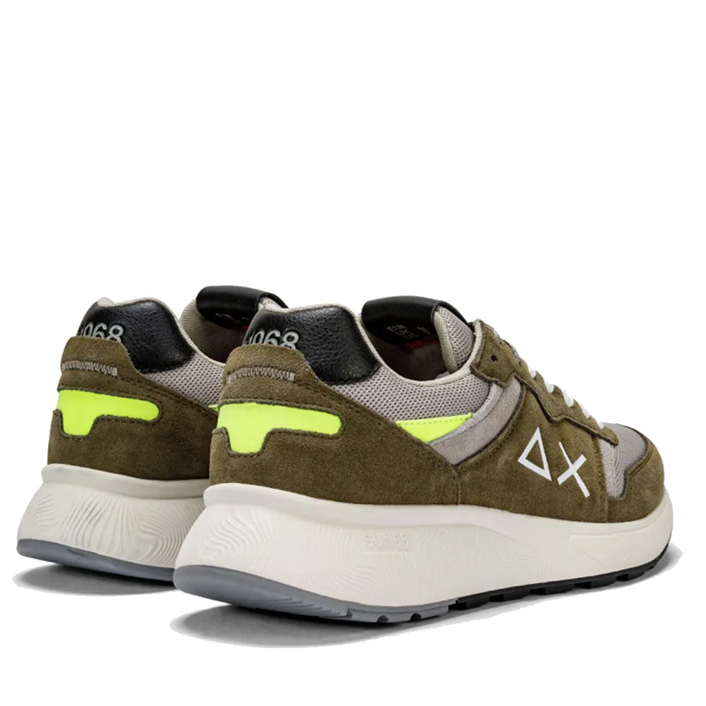 Scarpe Uomo Sun68 Sneakers Daddy Colore Militare