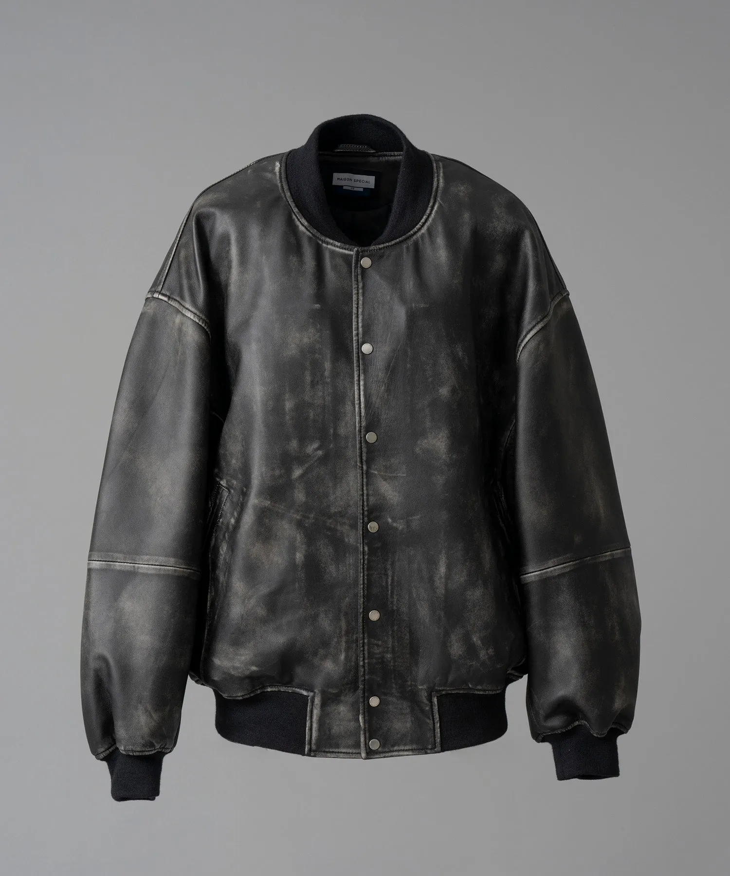 Sheep Leather Prime-Over Stadium Jacket