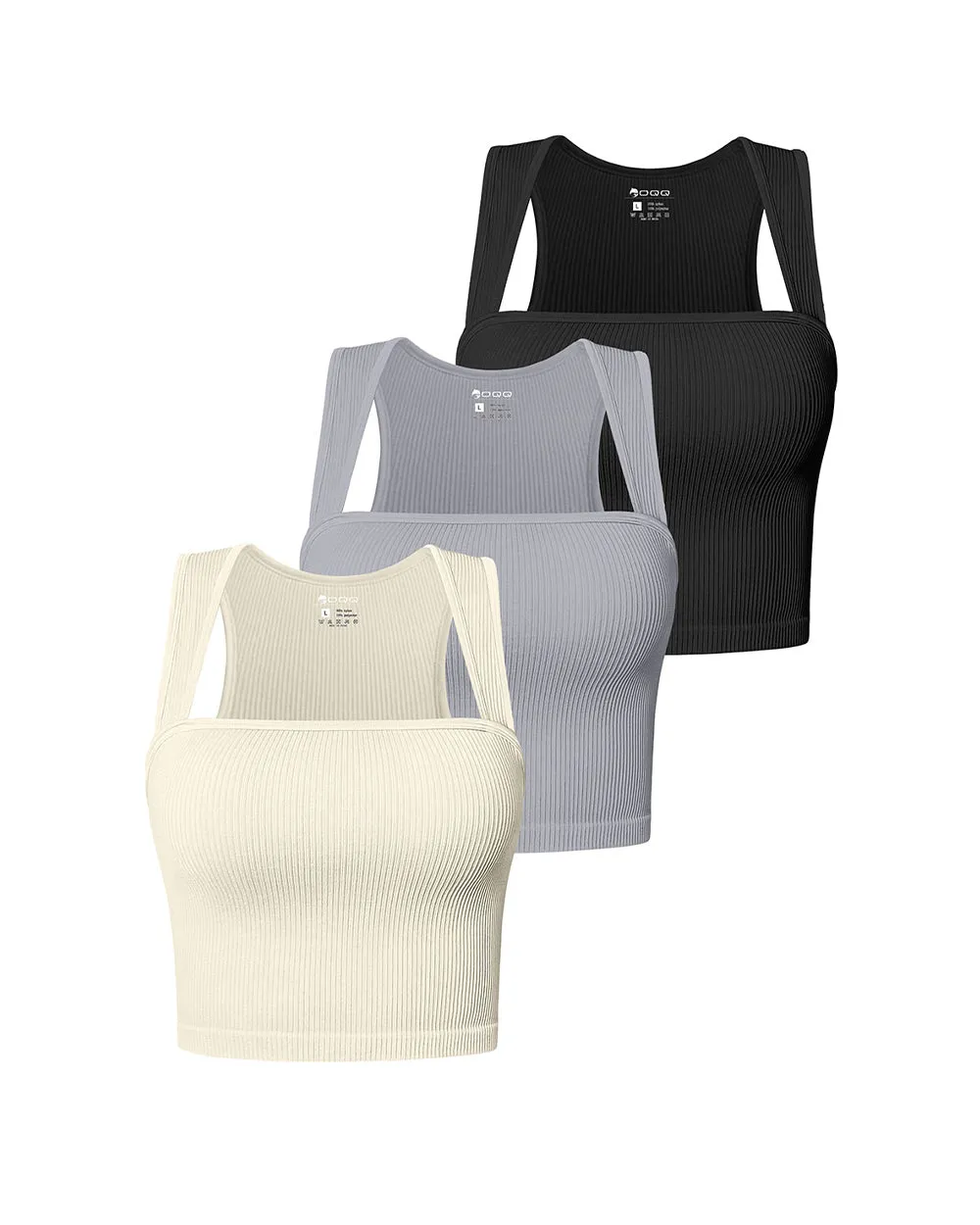 Sleeveless Square Neck tops