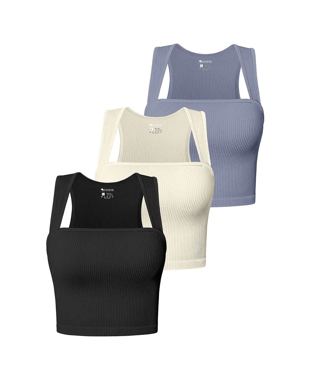 Sleeveless Square Neck tops