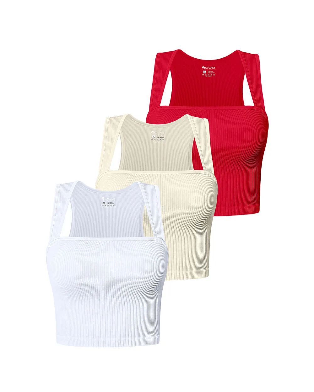 Sleeveless Square Neck tops