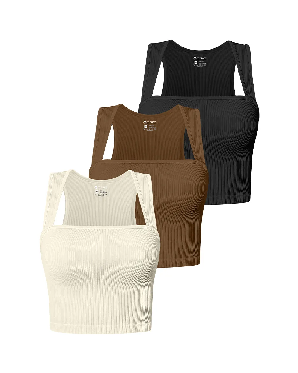 Sleeveless Square Neck tops