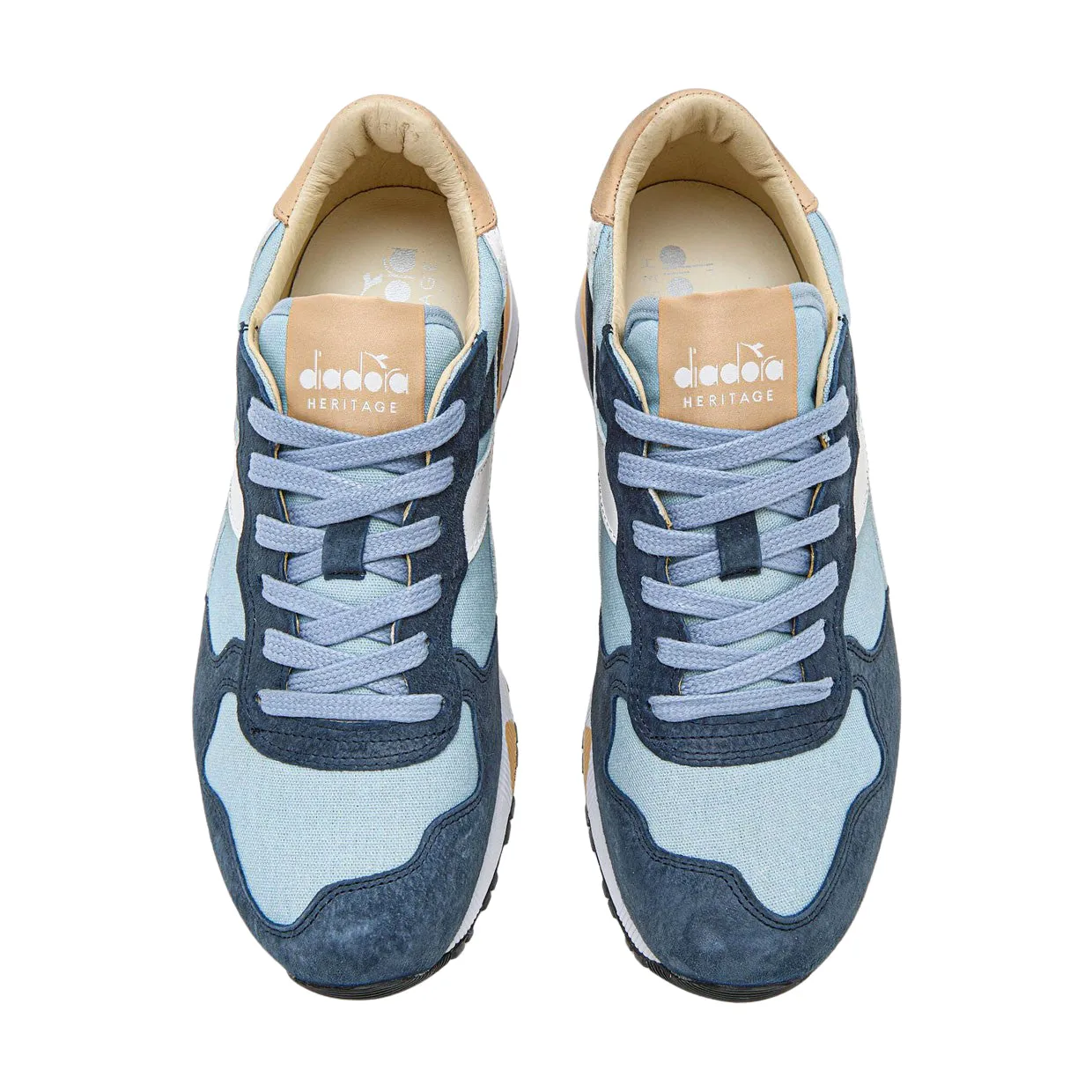 Sneakers Uomo Diadora Heritage Trident 90 C SW Celeste / Blu