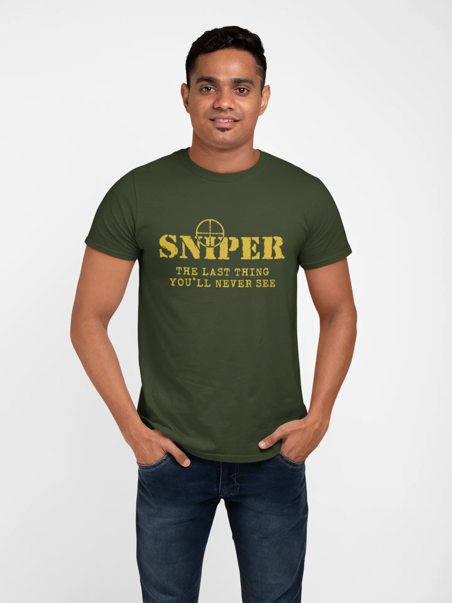 Sniper T-shirt - Sniper, The Last Thing You'll Never See (Men)