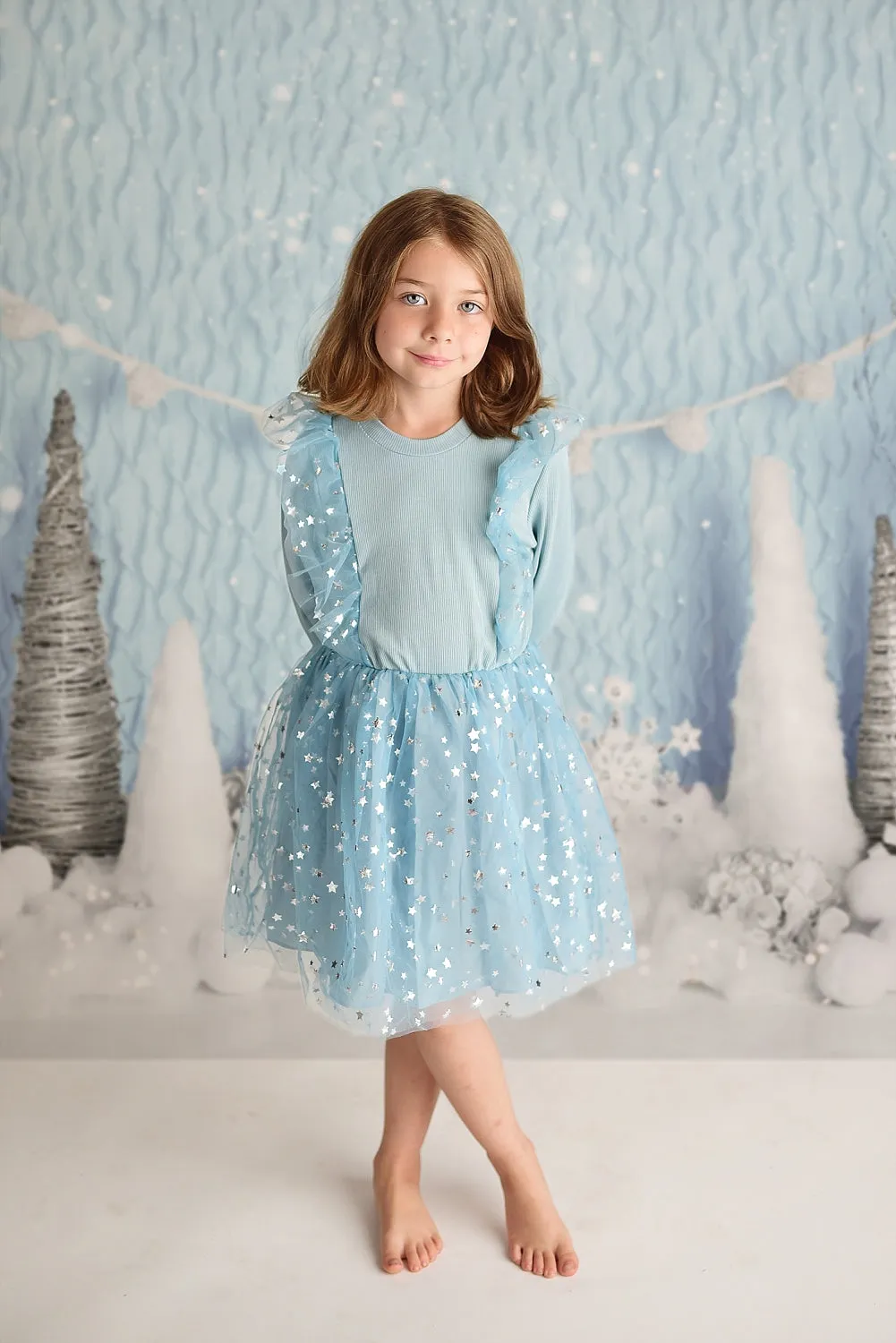 SNOWY BLUE STAR TUTU DRESS (Copy)