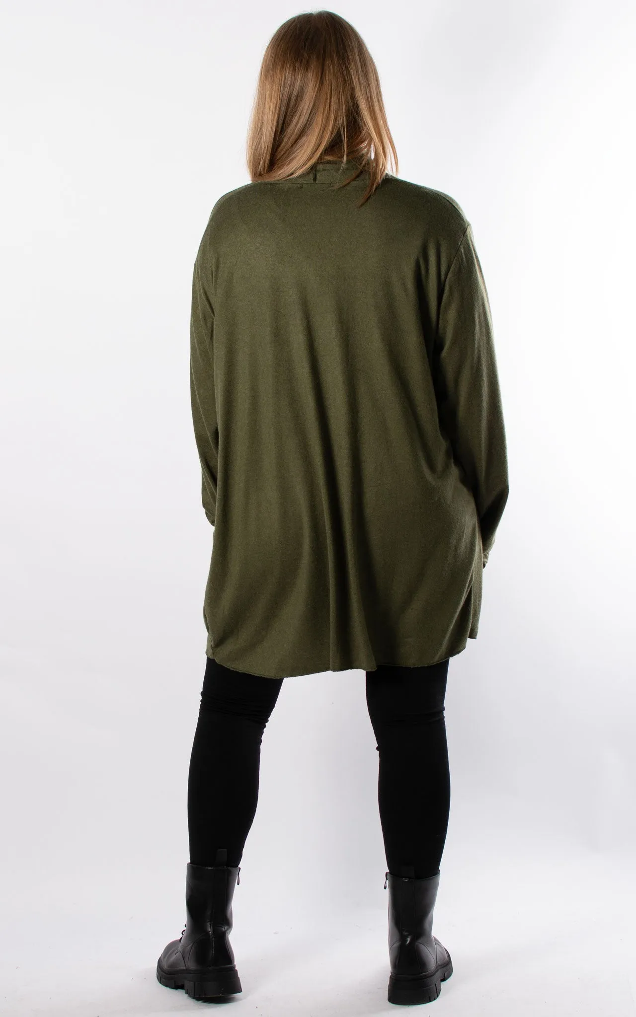 Soft Knit Cardigan | Khaki