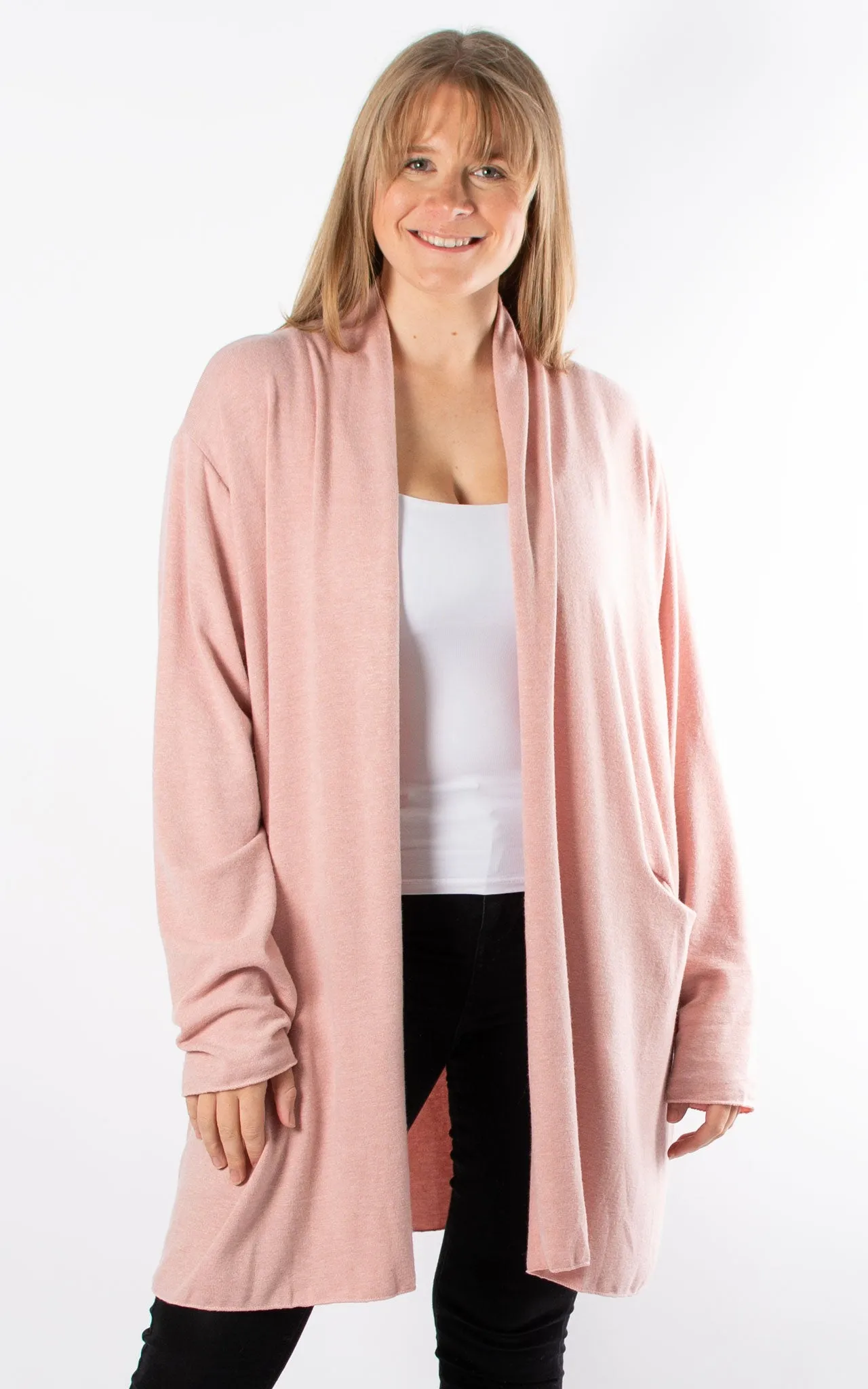 Soft Knit Cardigan | Pink