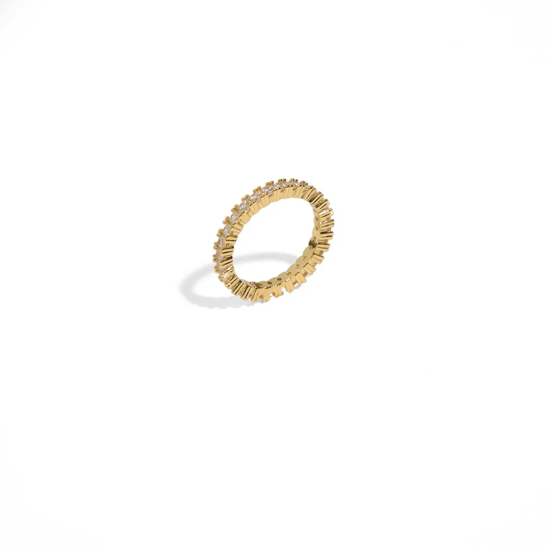 SPARK PAVE LINK RING