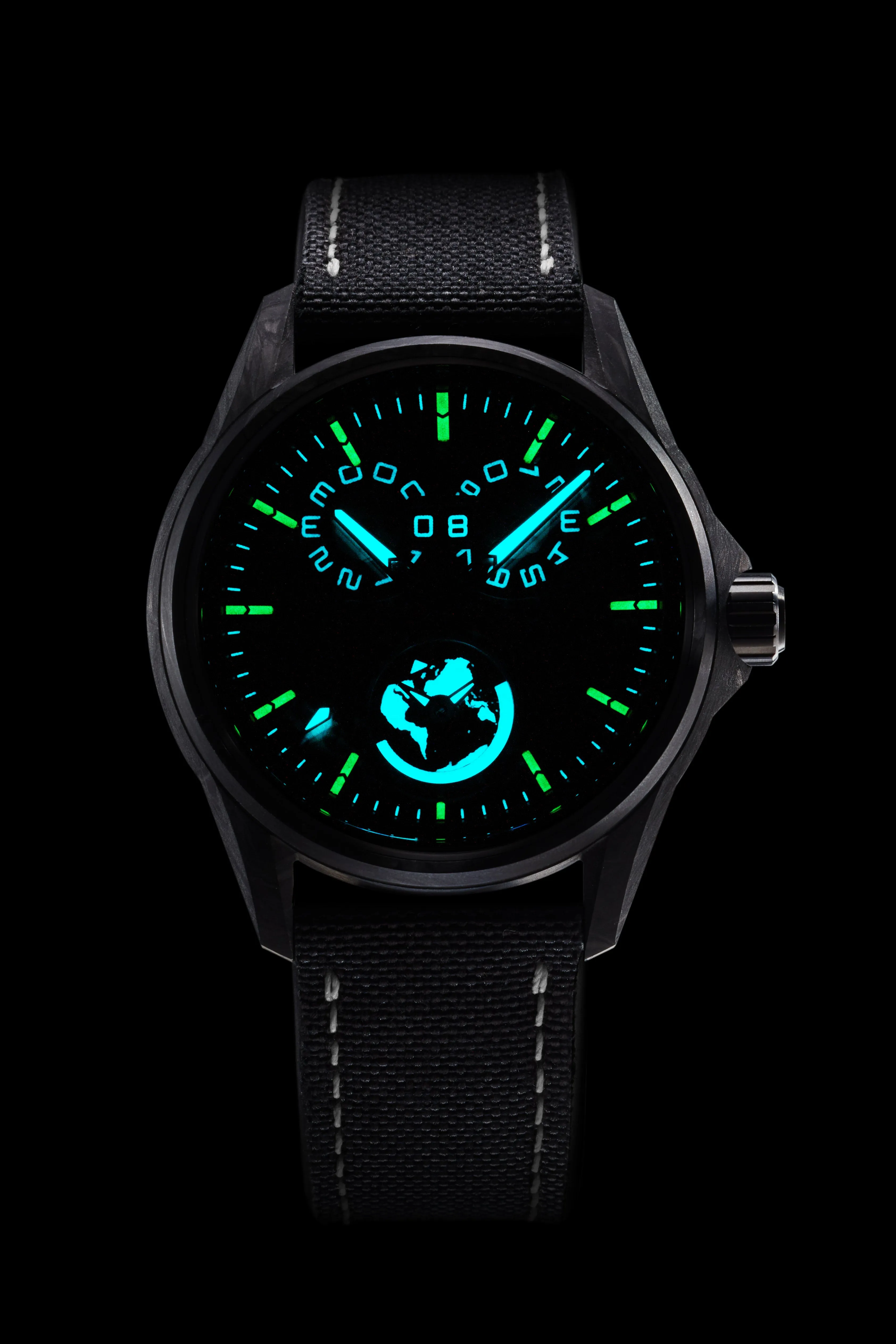 Spearfish Dual Time Carbon 'Moonscape'