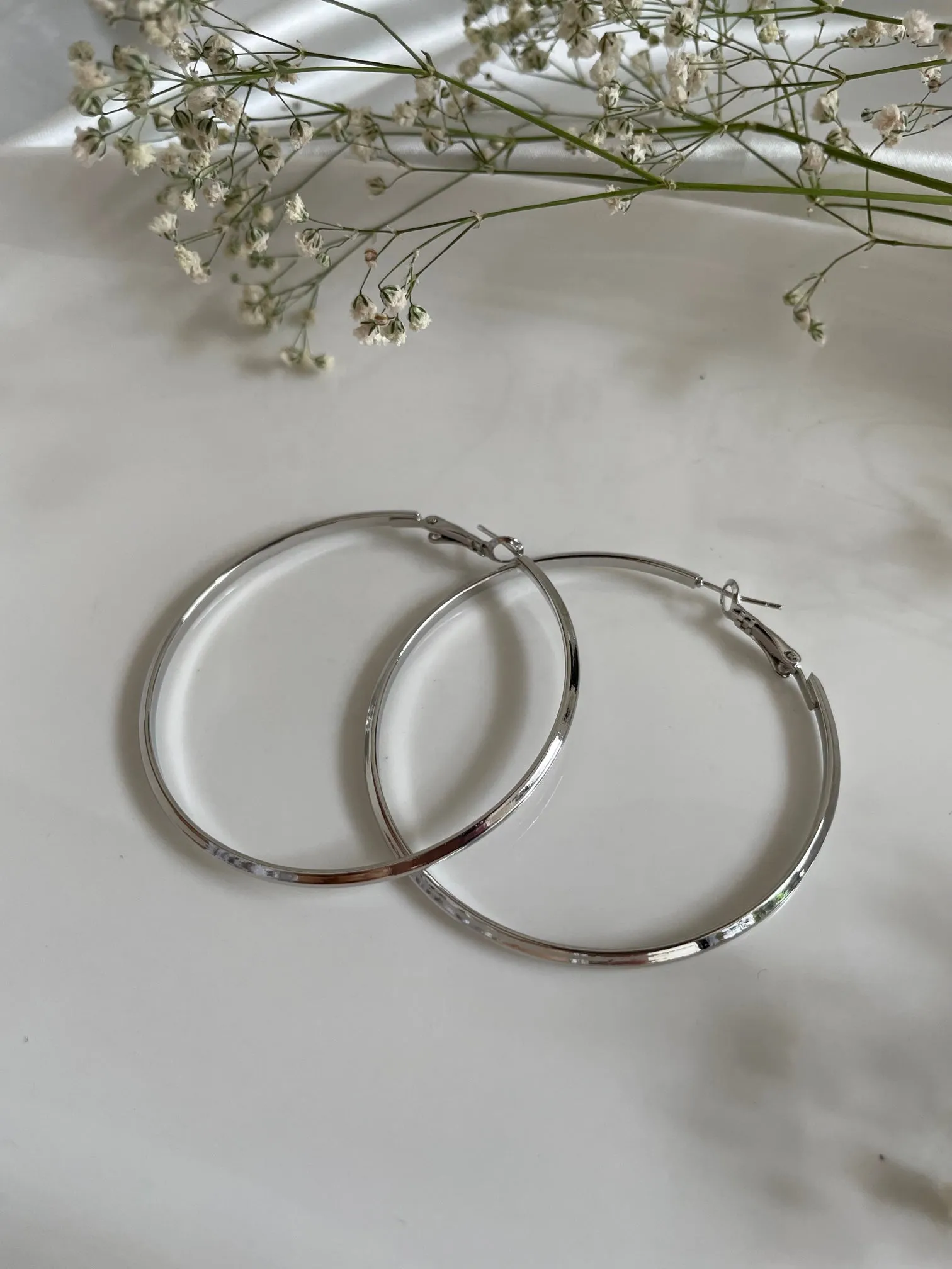 Sterling Silver Bella Hoops