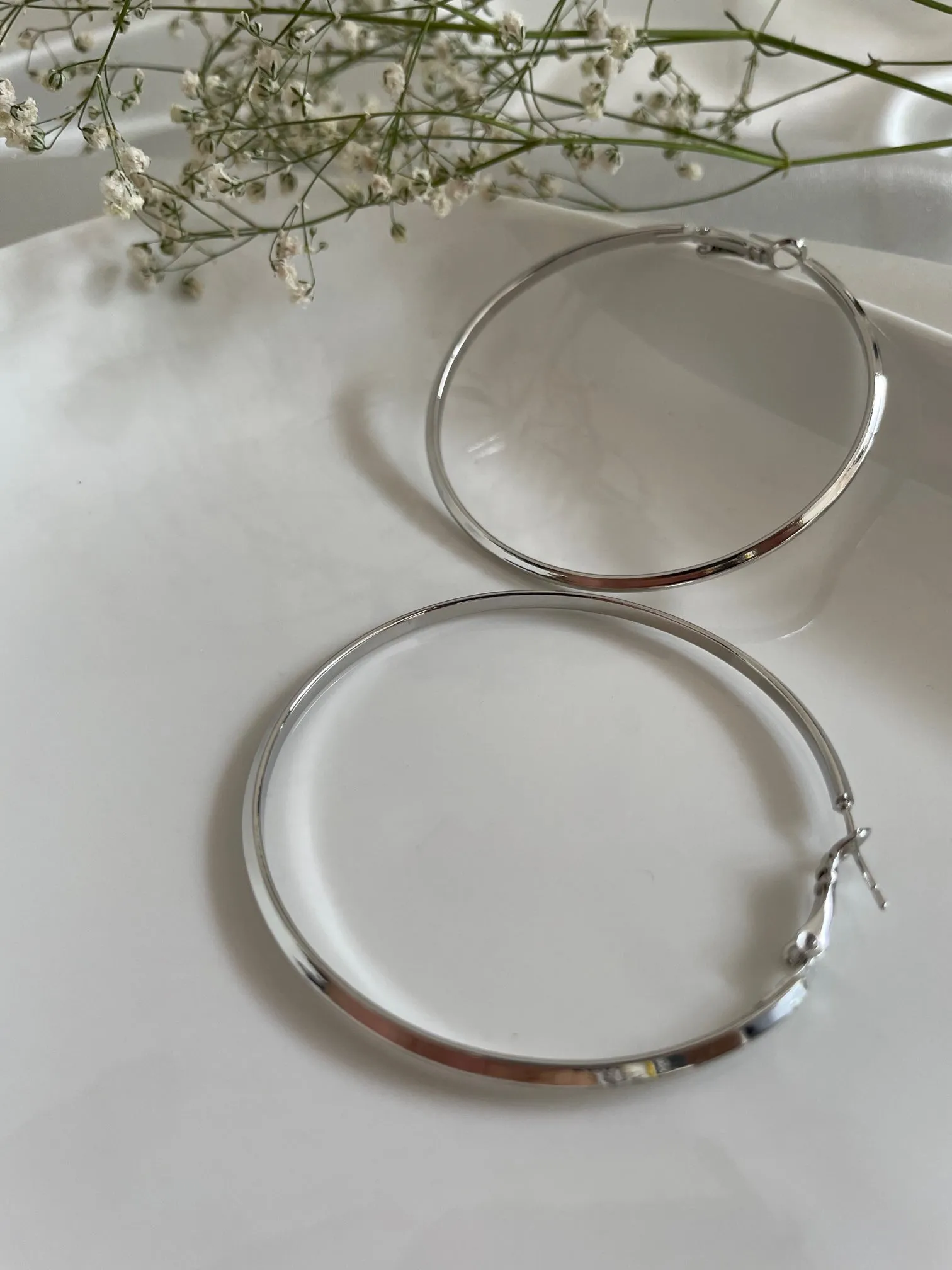 Sterling Silver Bella Hoops