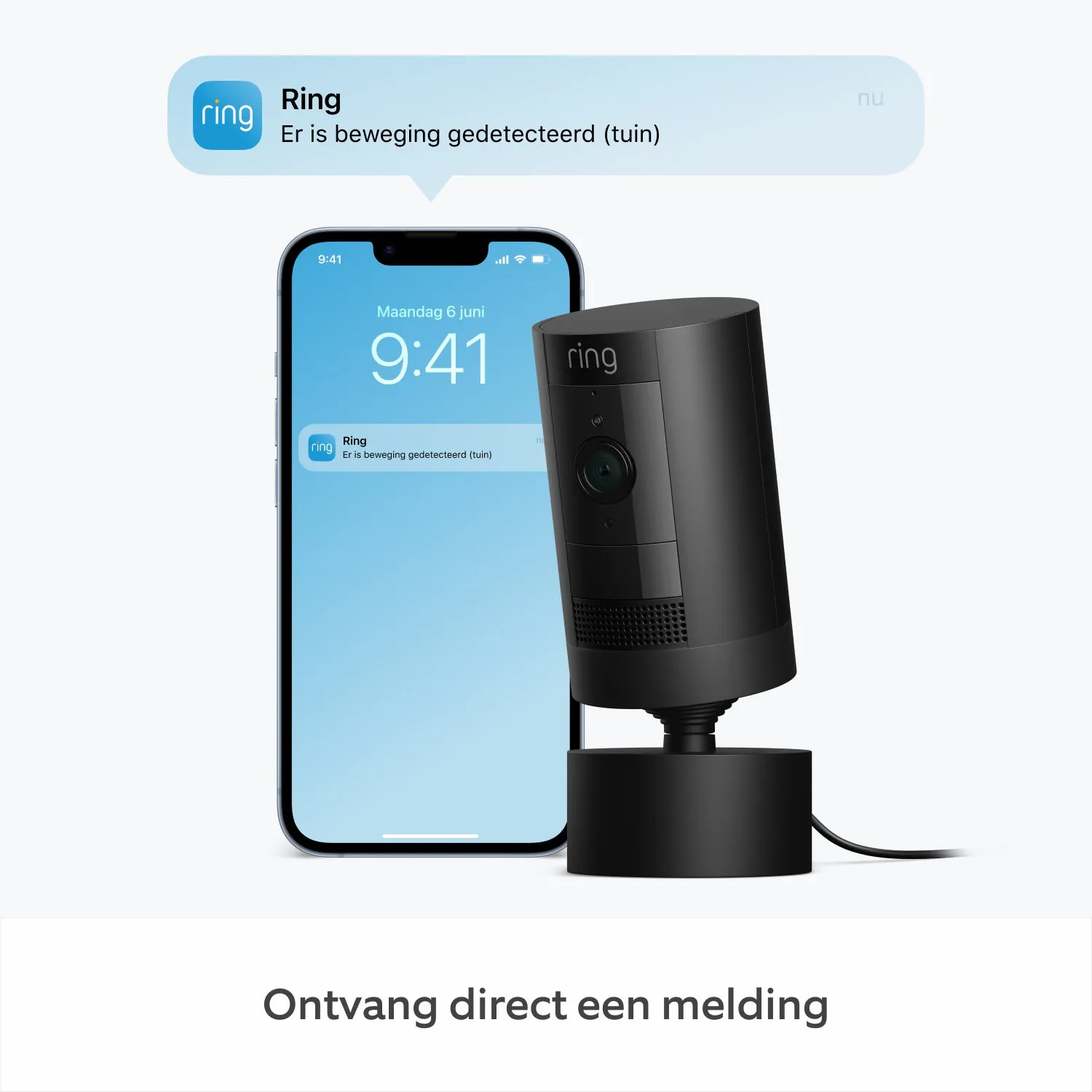 Stick Up Cam Plug-In met draai- en kantelstandaard