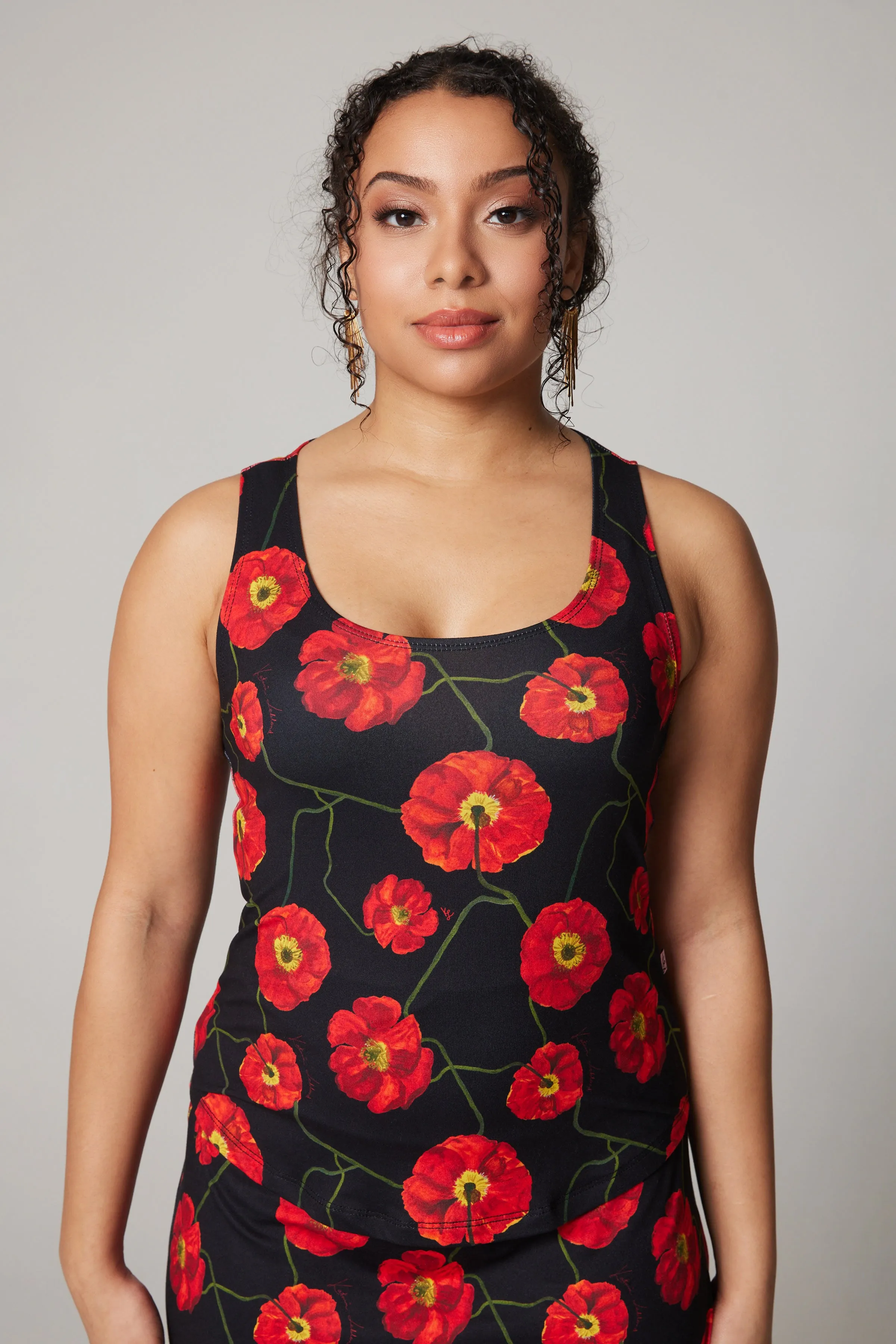 Tank Top - Poppies