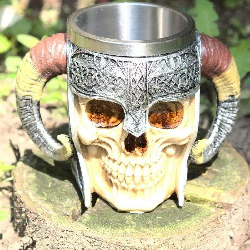 Tasse de thé tête de mort