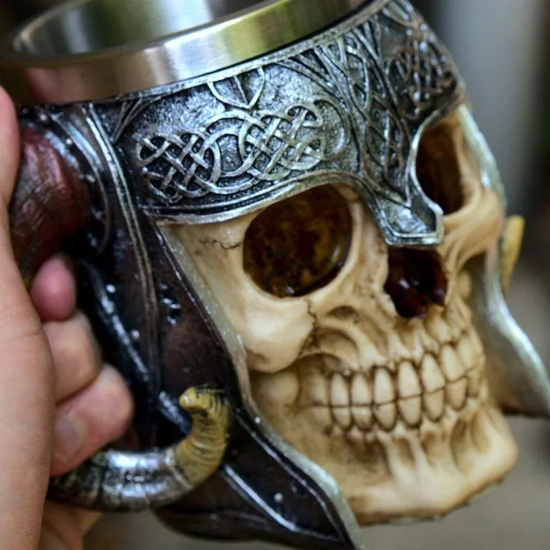 Tasse de thé tête de mort