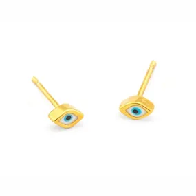 Tear Eye Enamel Stud