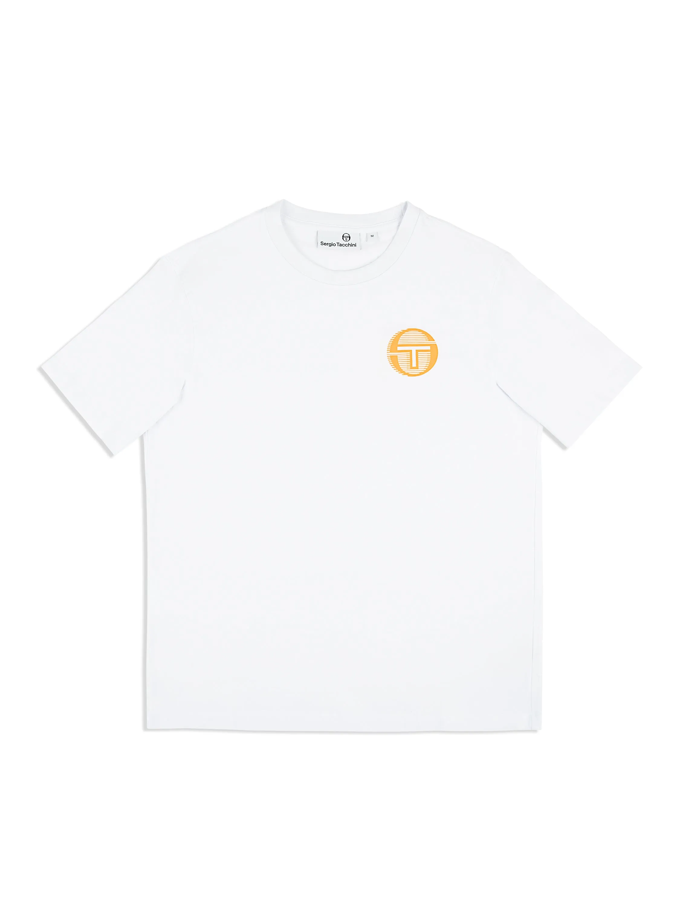 Tenda T-Shirt- Brilliant White/ Tangerine