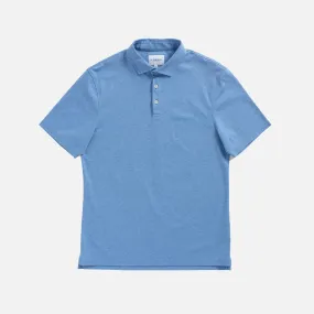 The Blue Heather Arlon Knit Custom Polo