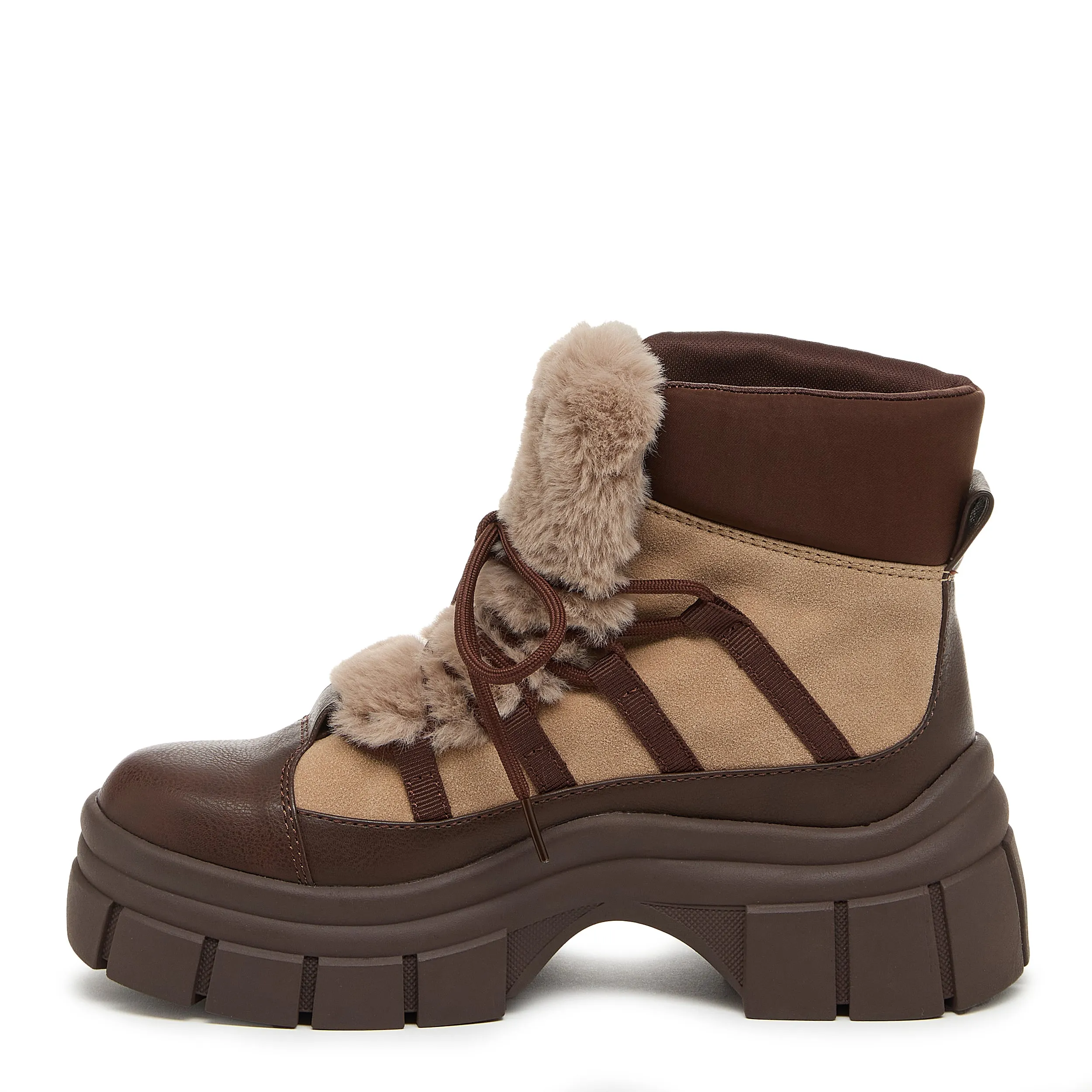 Tiger Brown Platform Bootie