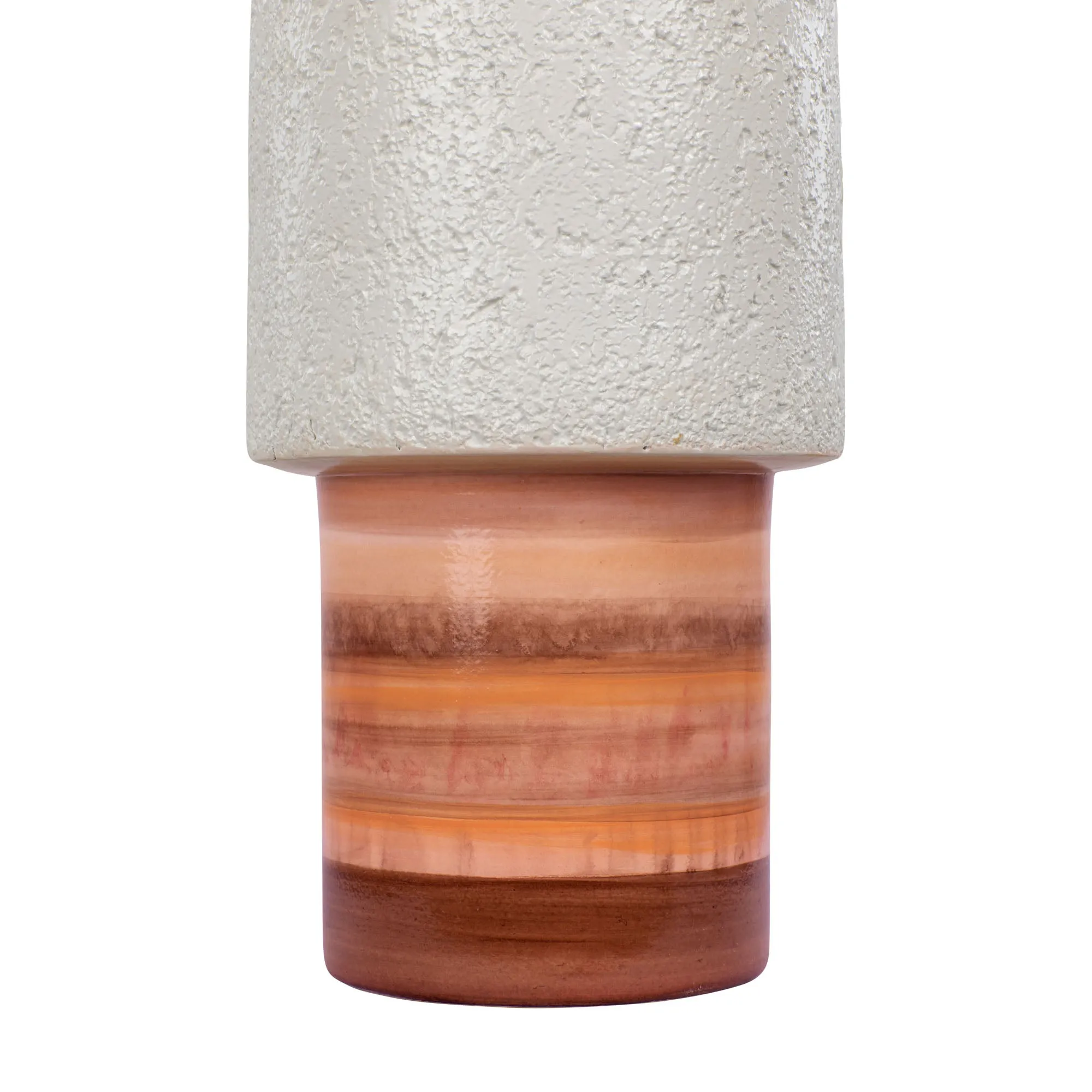 Tilde 445VA08B Ceramic Vase - Orange Quartz