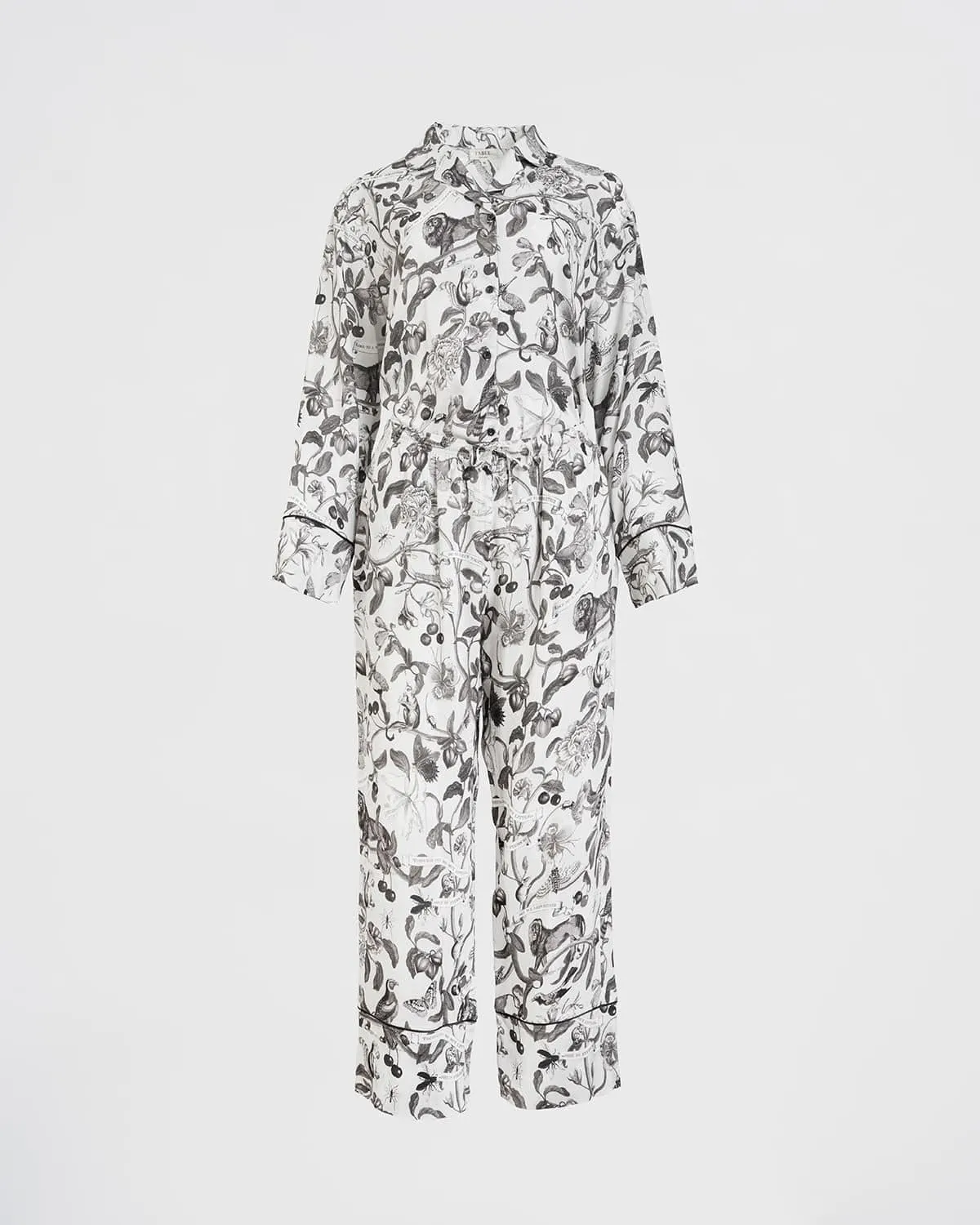 Tree of Life Monochrome Long Pyjamas