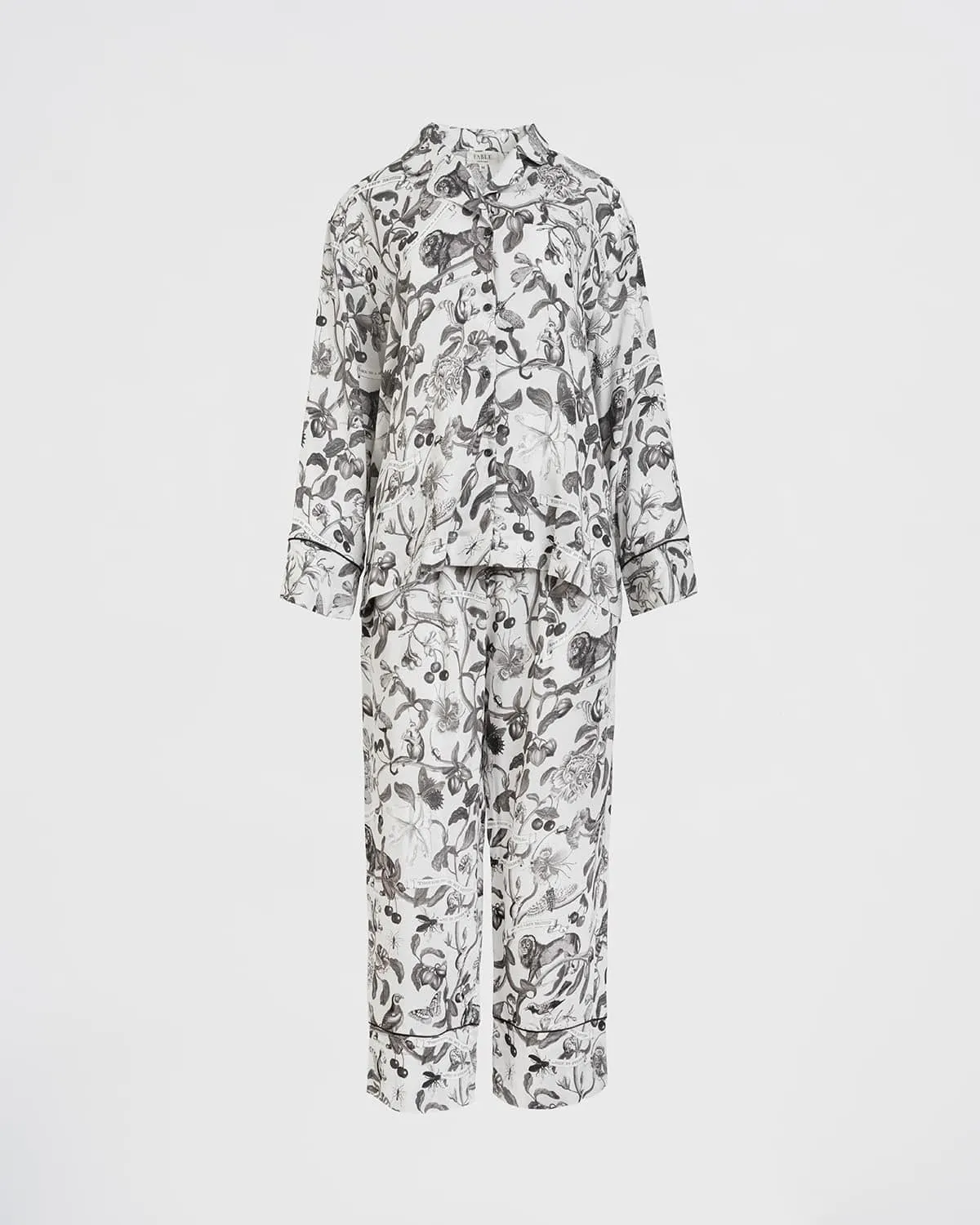 Tree of Life Monochrome Long Pyjamas