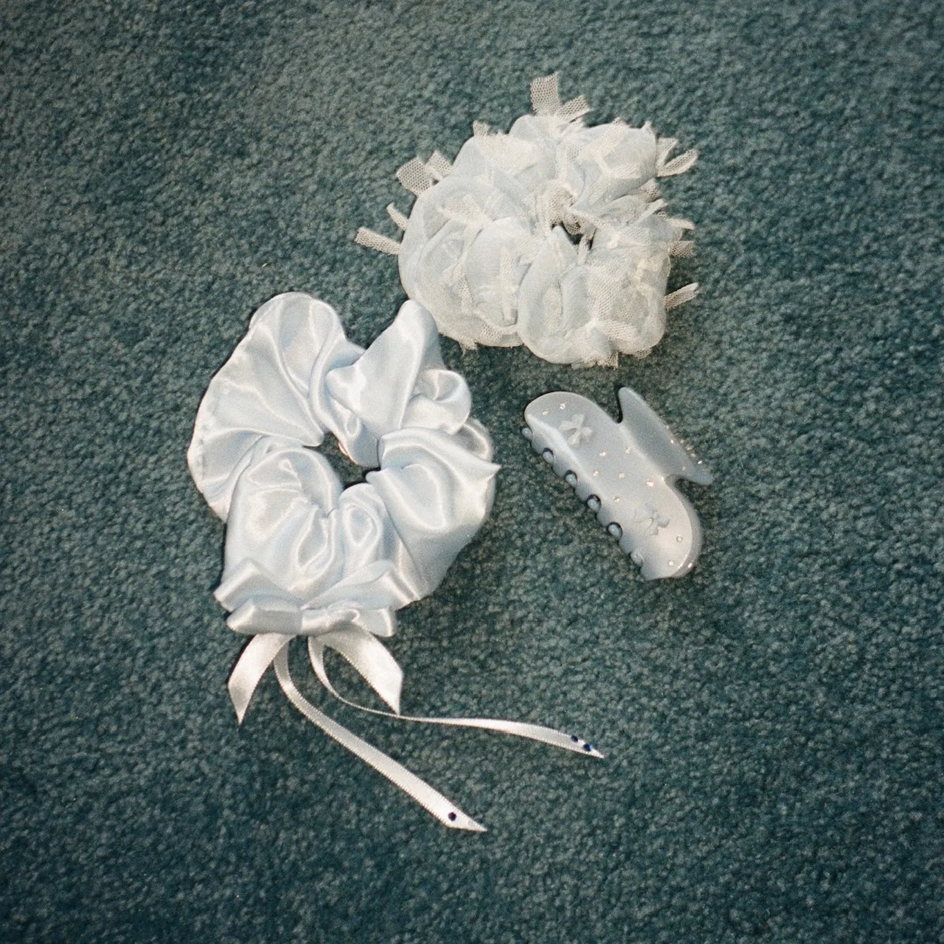 Tutu Scrunchie in Baby Blue