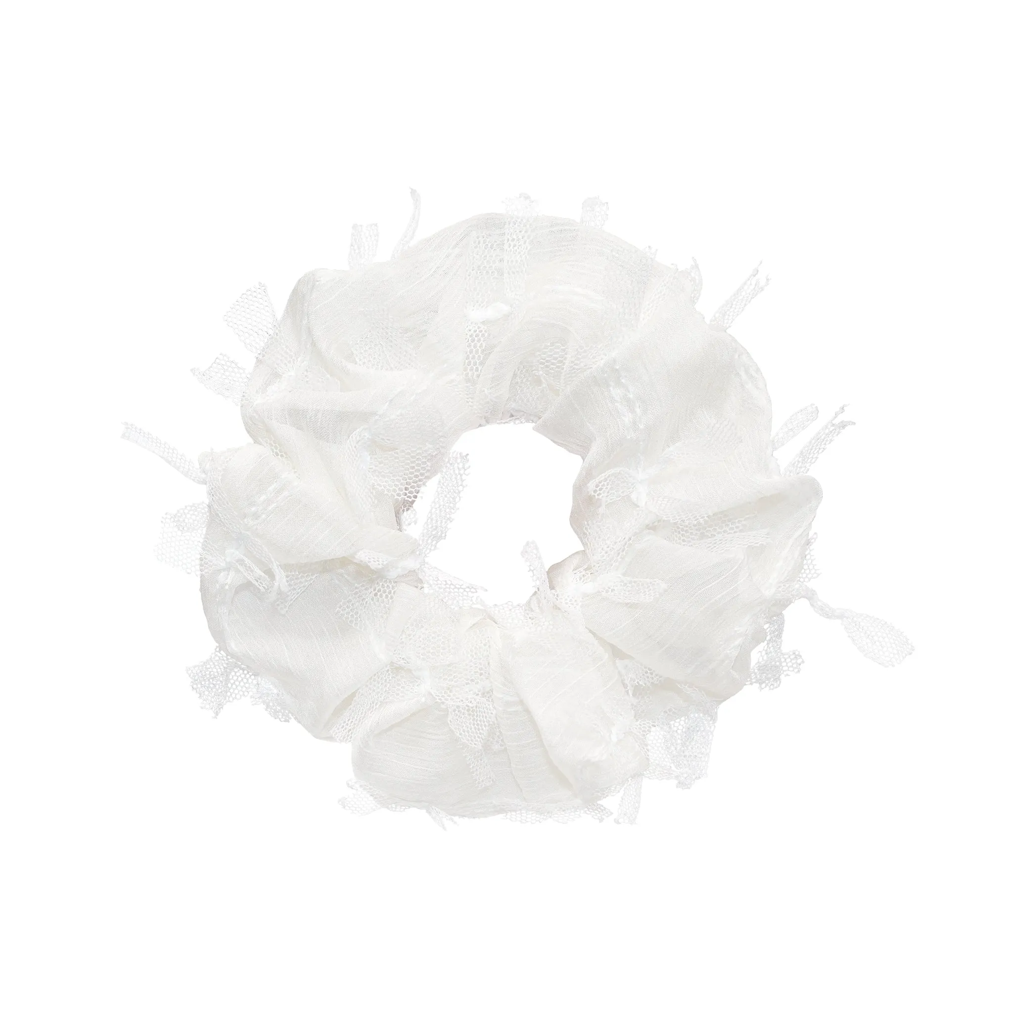 Tutu Scrunchie in Whipped Cream