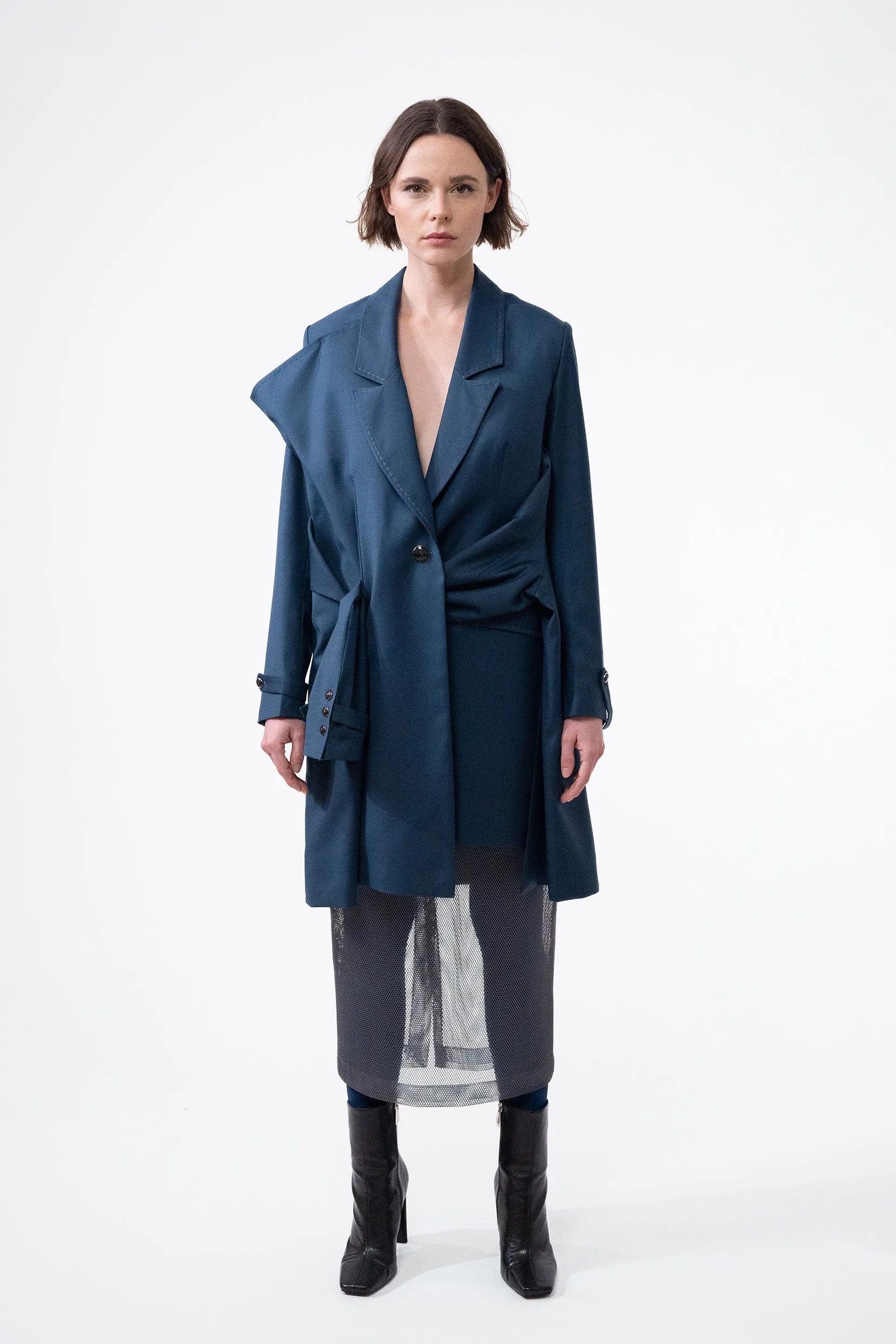 VENUS rock blue - wool concept jacket