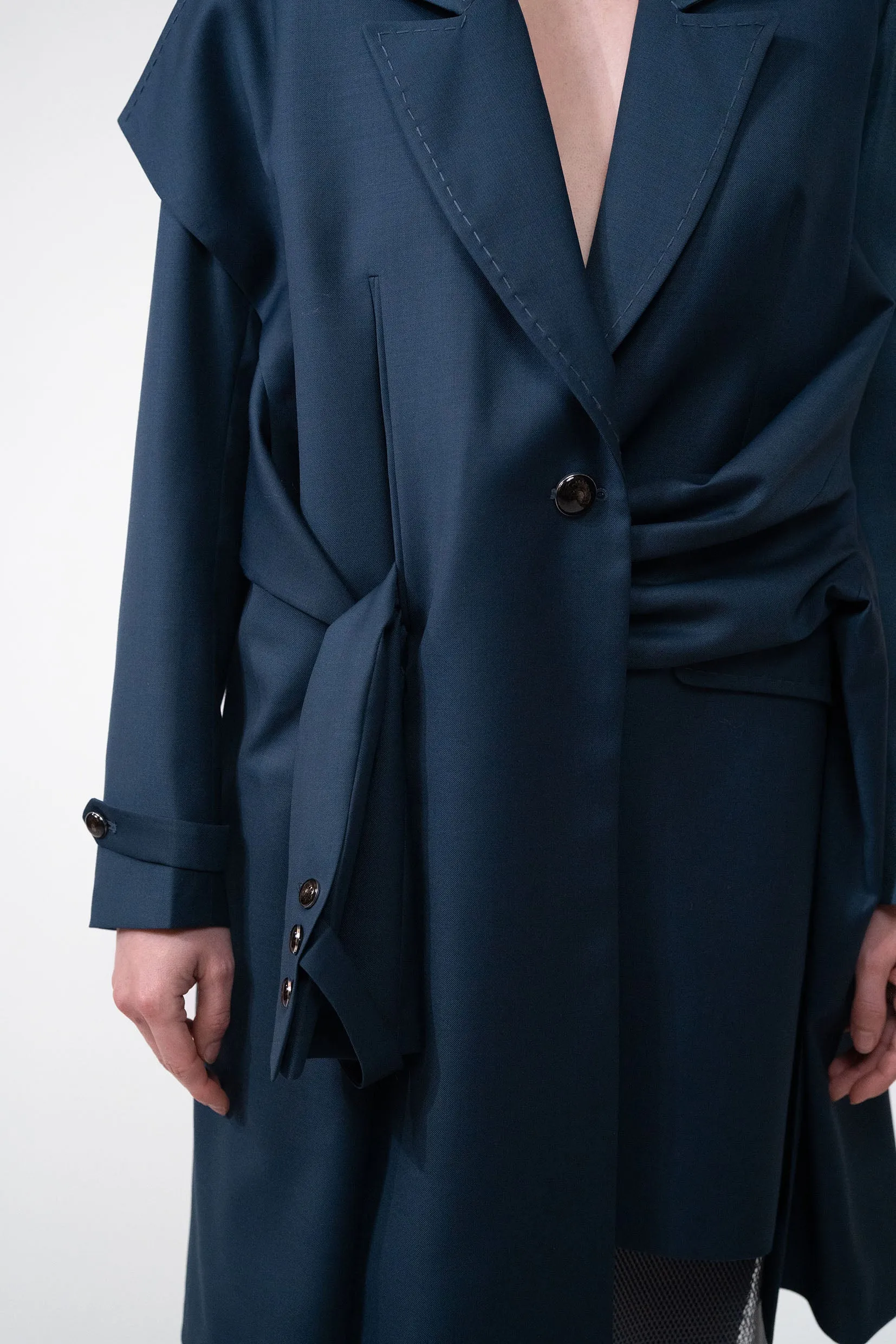 VENUS rock blue - wool concept jacket