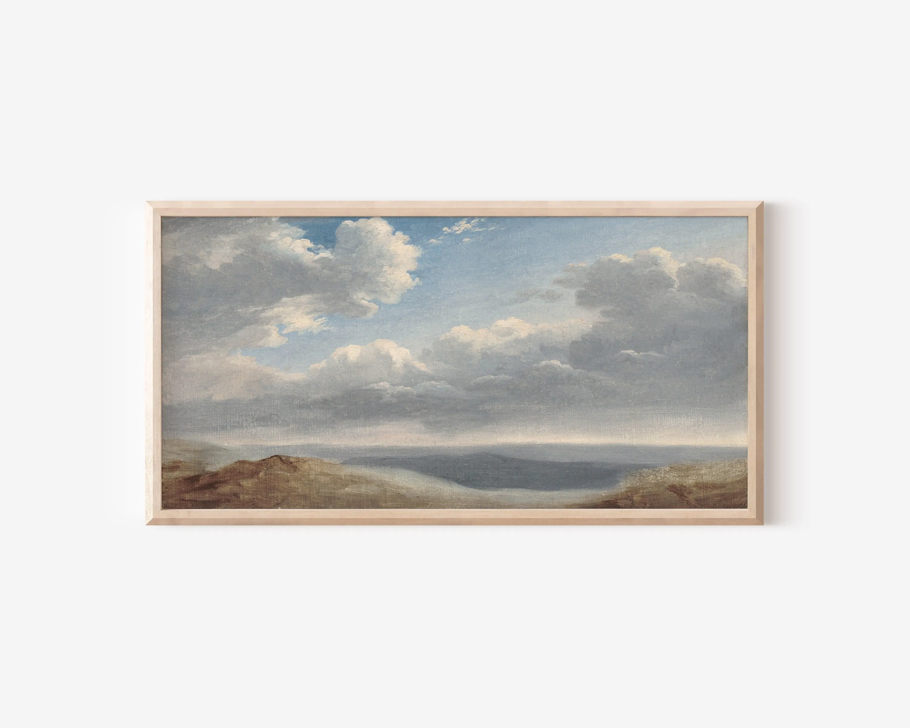 Vintage Horizontal Landscape Wall Art Print