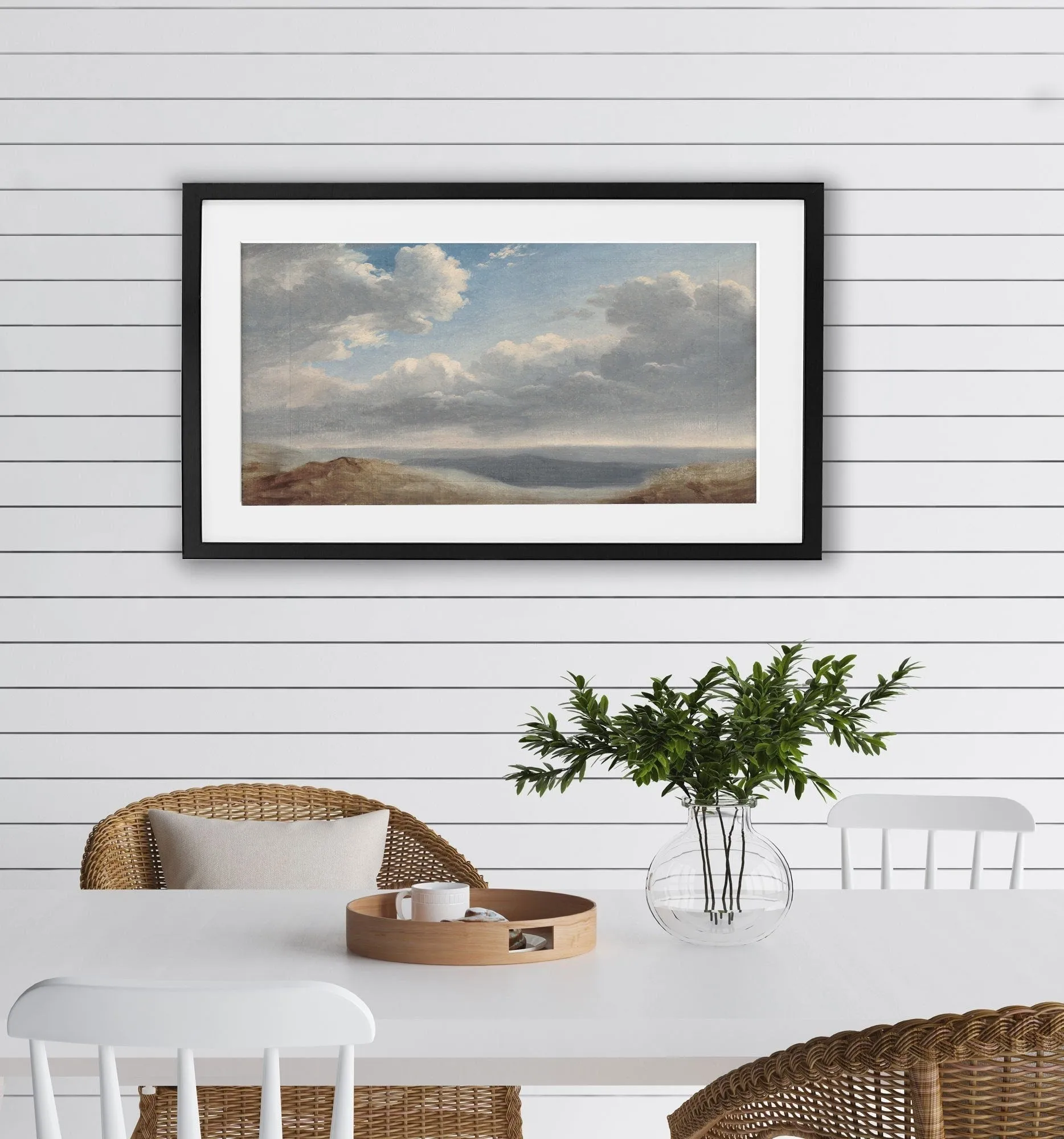 Vintage Horizontal Landscape Wall Art Print