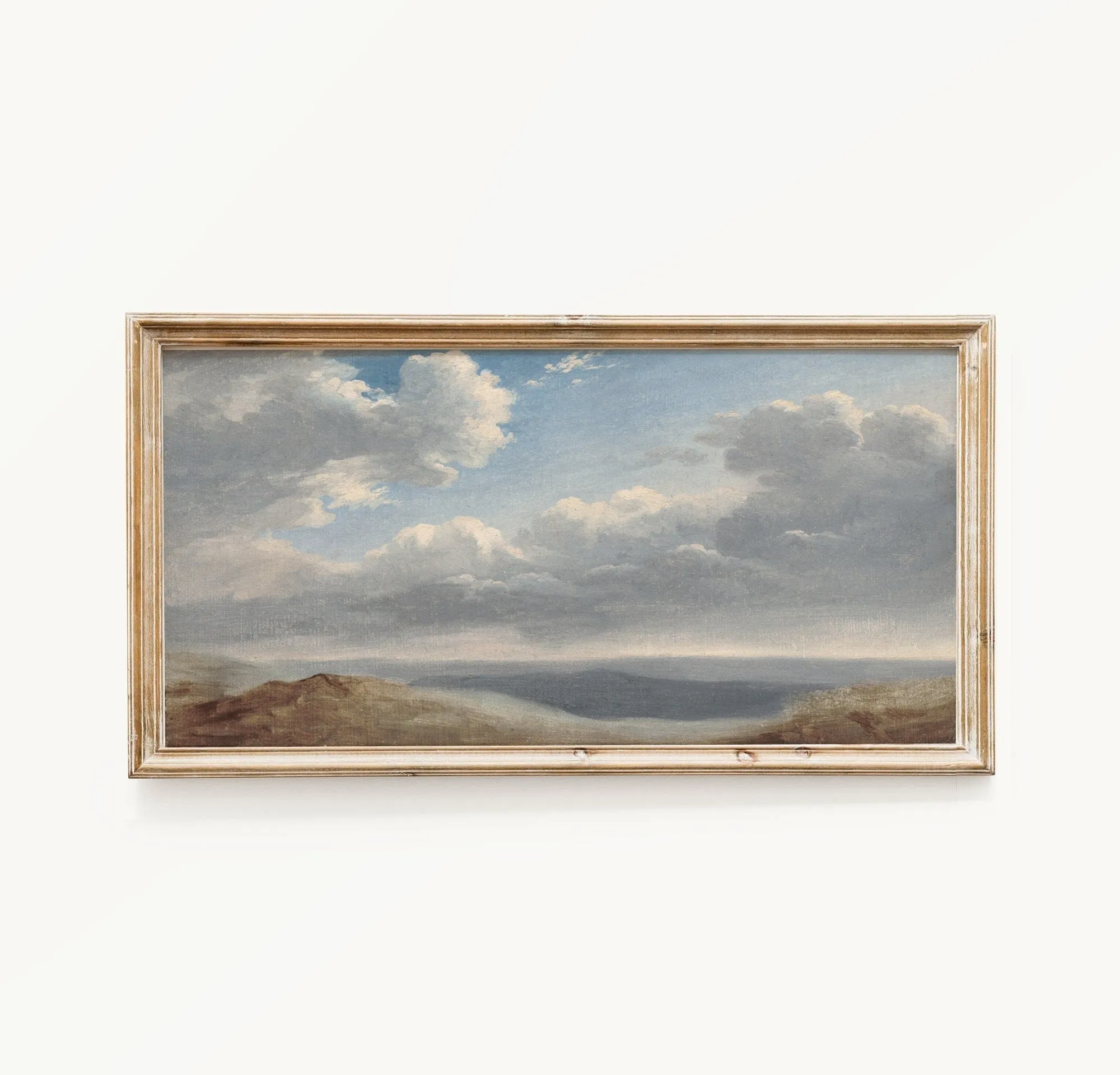 Vintage Horizontal Landscape Wall Art Print