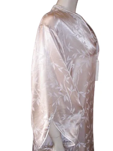 *VINTAGE NEW WITH TAG VALENTINO BAMBOO SATIN DRESSING GOWN PEIGNOIR IN CHAMPAGNE - WOULD MAKE A WONDERFUL GIFT