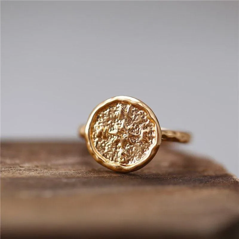 Wanderlust Compass Ring - LAST CHANCE