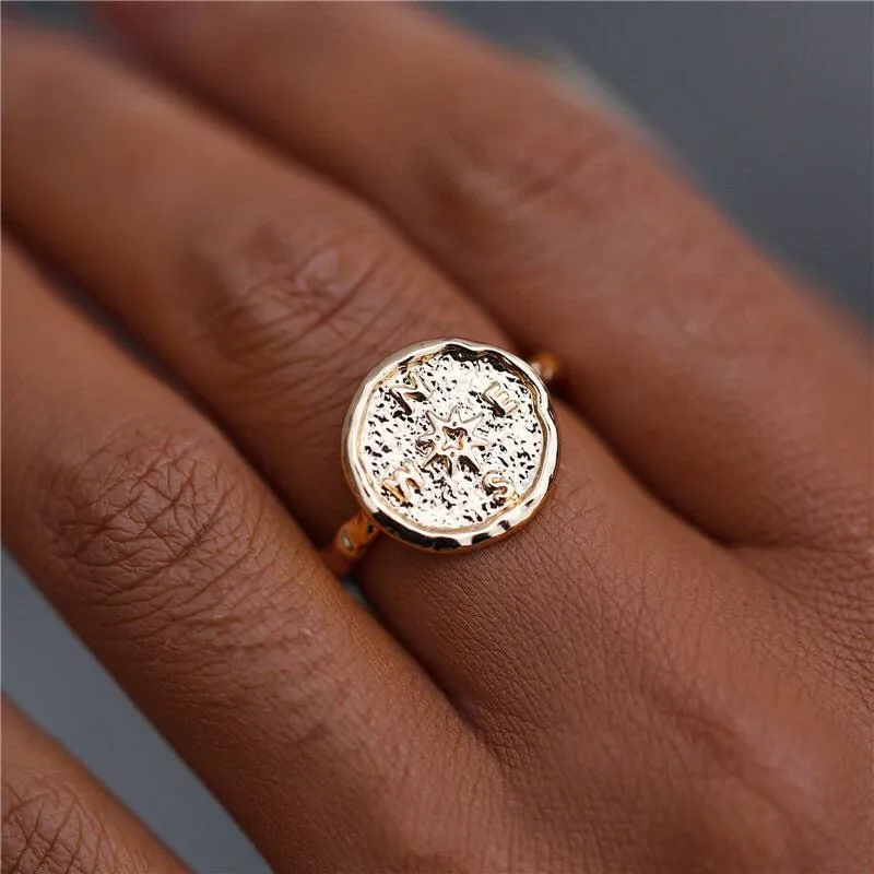 Wanderlust Compass Ring - LAST CHANCE