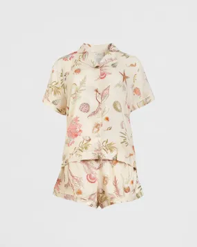 Whispering Sands Lotus Pink Short Pyjamas