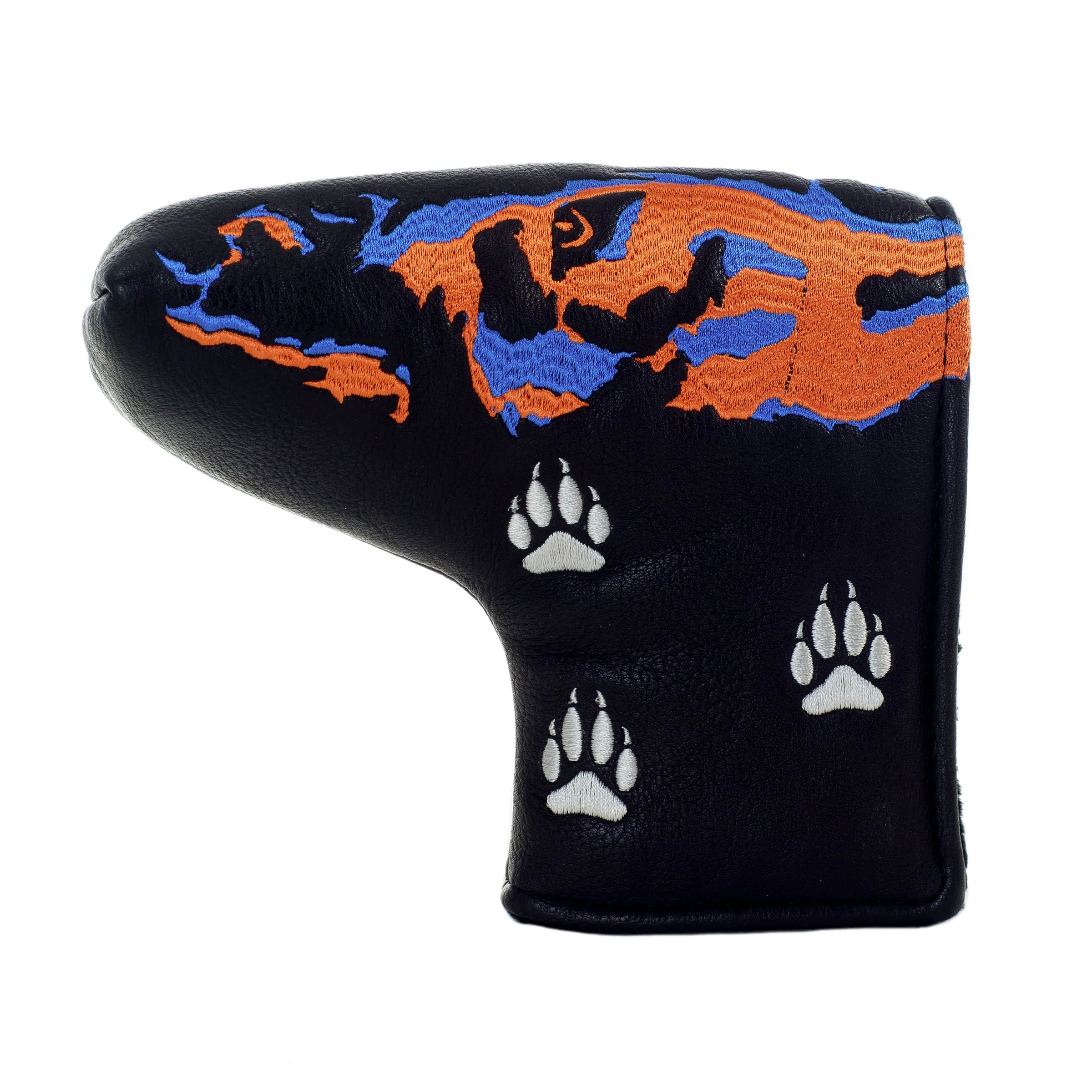 Wolf Blade and Mid Mallet Putter Headcover, Black